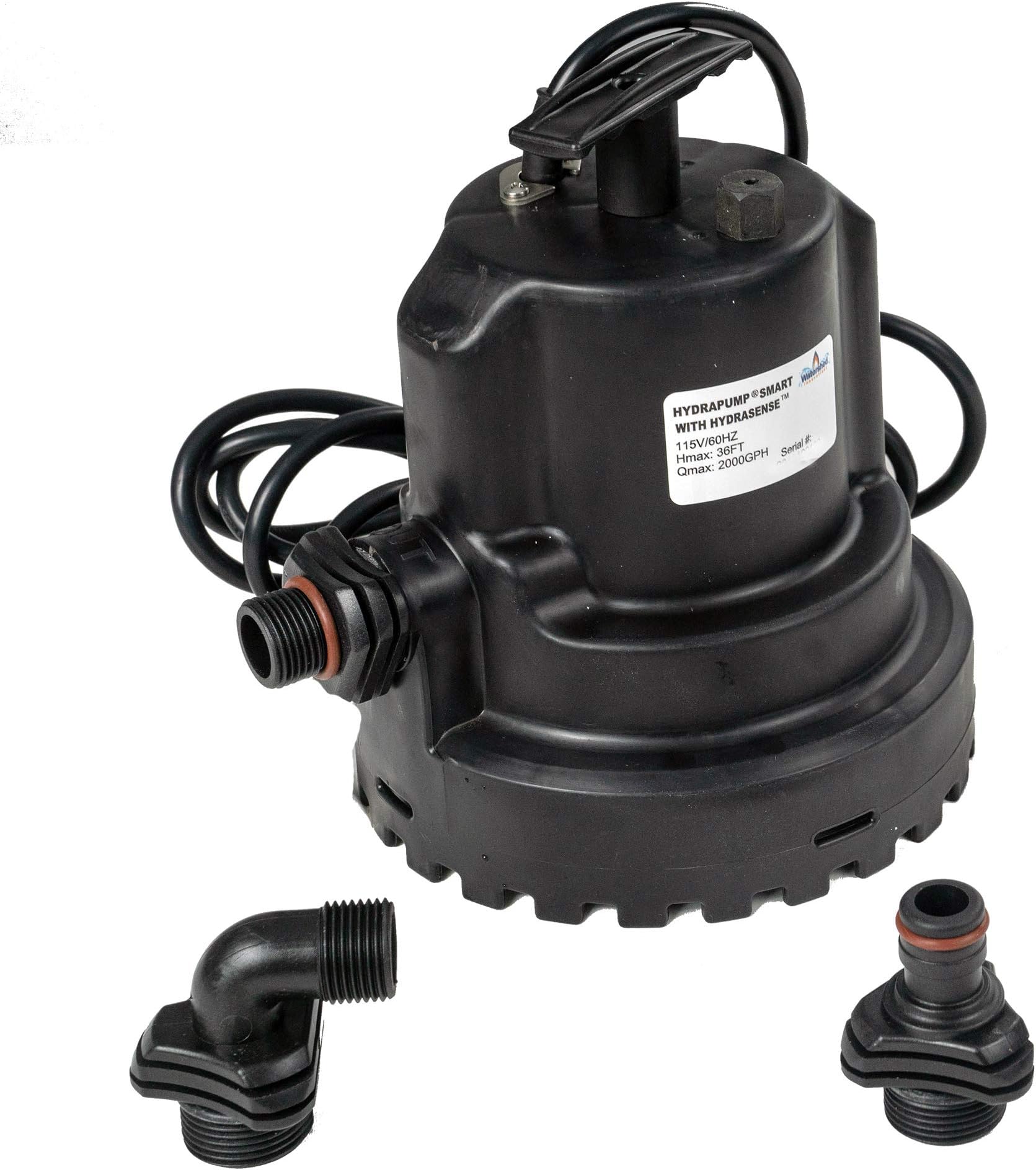 HydraPump Smart - Submersible Water Pump - Smart Pump - Portable Electric Pump - HydraDetect Technology for Automatic Operation
