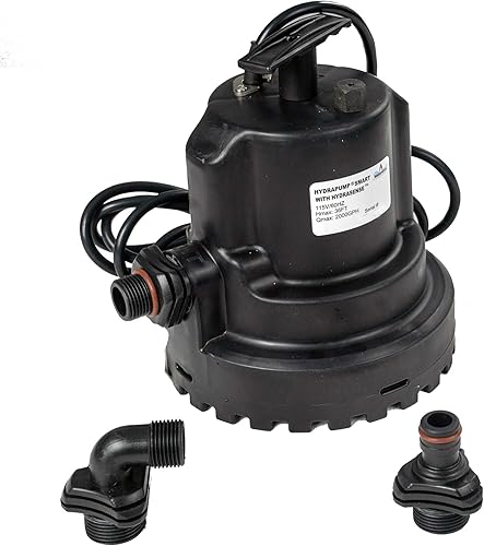 Watershed Innovations HydraPump Smart - Bomba de agua sumergible - Bomba inteligente - Bomba eléctrica portátil - Tecnología HydraDetect para