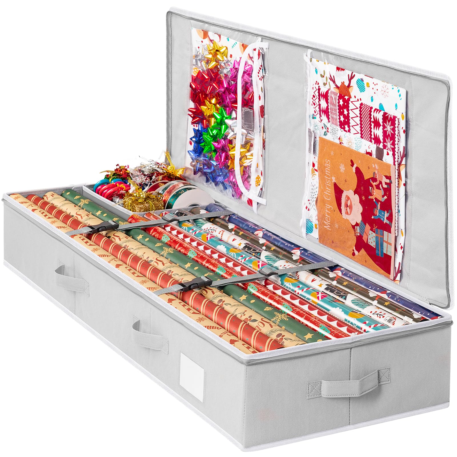 Criusia Wrapping Paper Storage Organizer