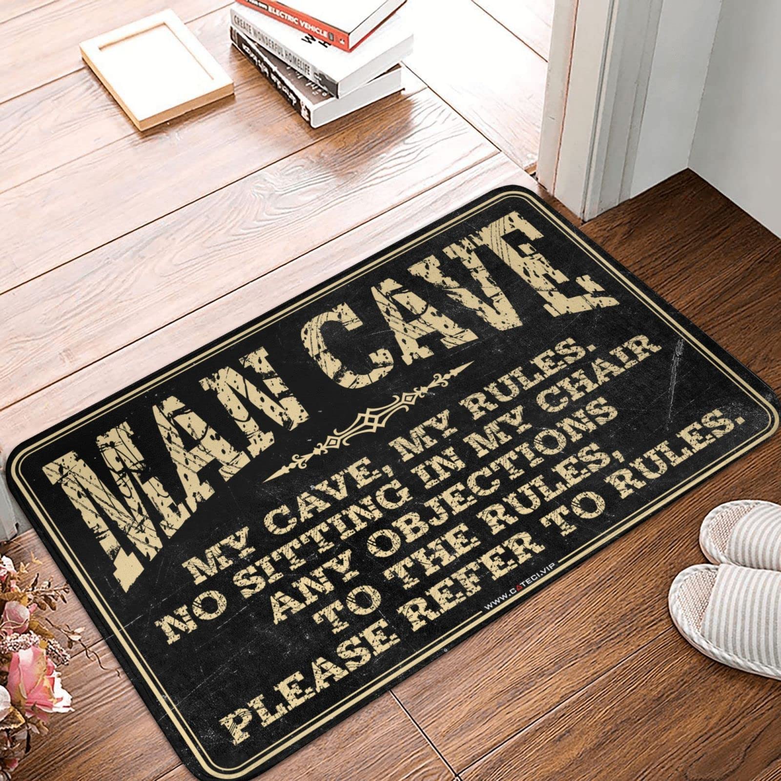 Tapis de porte drôle sassafras 65x90 cm pour protéger votre entrée