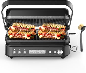 CATTLEMAN 5-in-1 Ceramic Indoor Grill and Griddle