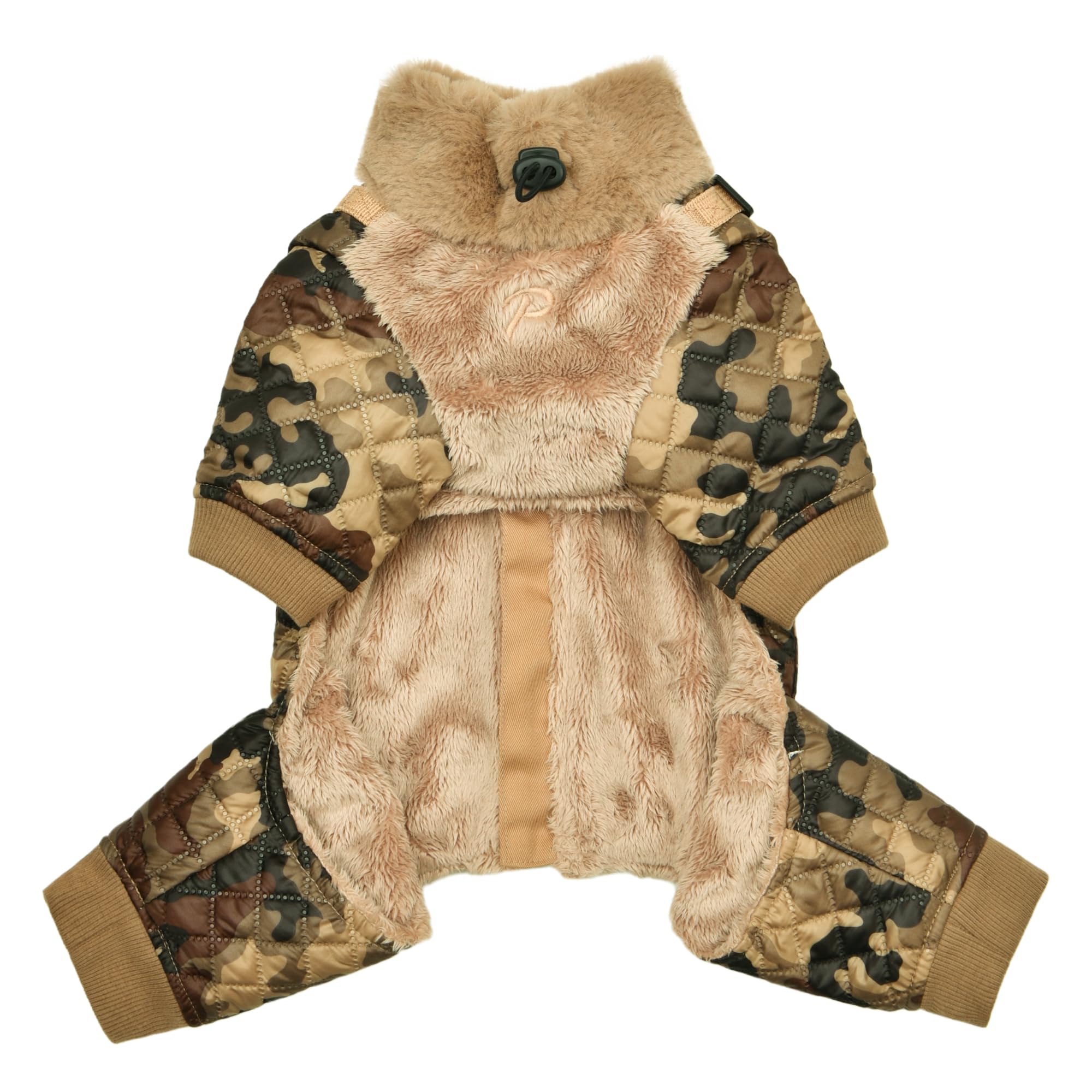 BYLUR Tuta Cappottino per cane Beige M