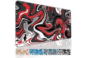 Fluid Pattern Ergonomic Gaming Mouse Pad: Enhanced Precision and Comfort for Gamers and Professionals