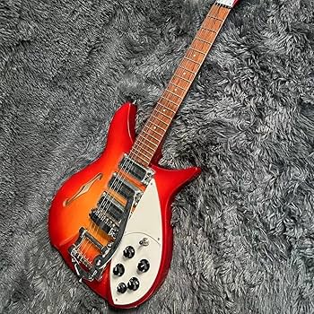 Amazon | エレキギター サンバーストカラー Fホール メイプル