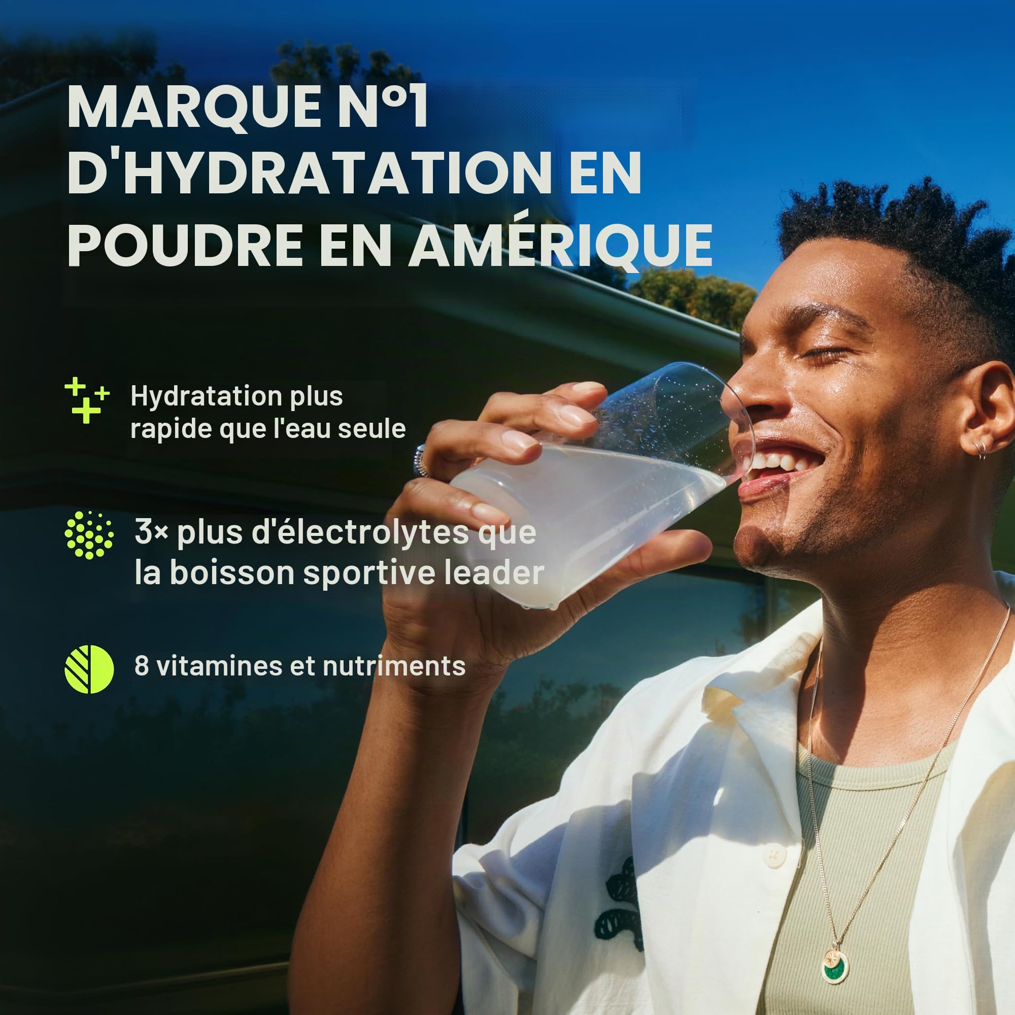 Liquid I.V.® Multiplicateur d'hydratation – Pétard à glace | Mélange à boisson en poudre électrolyte | 1 paquet (16 portions)