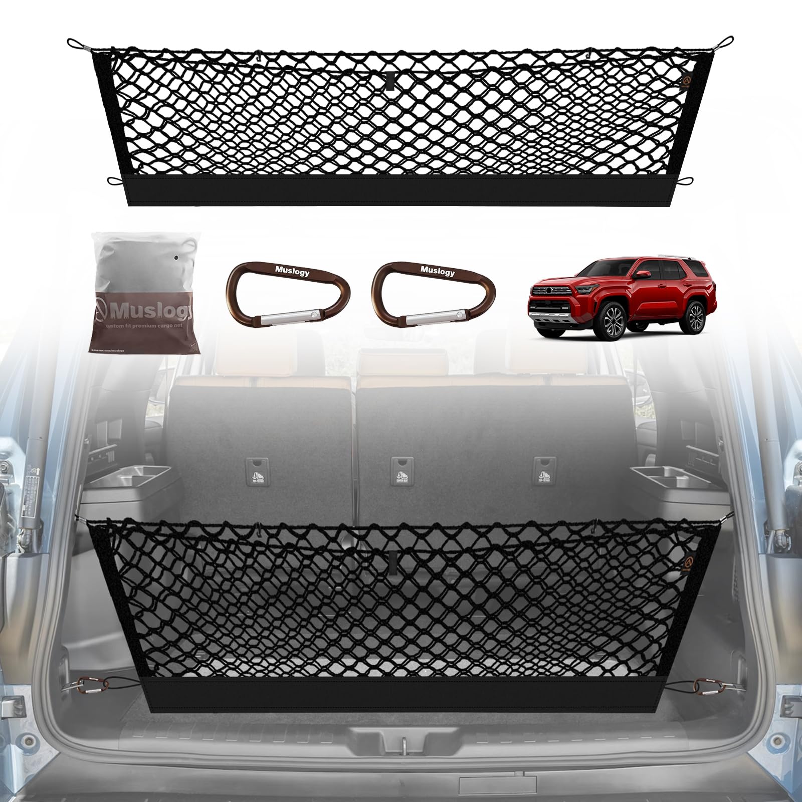 Buy TOYOTA 4RUNNER TRUNK ENVELOPE CARGO NET BRAND NEW BLACK In Englishtown, New Jersey, US, For - Foto 5