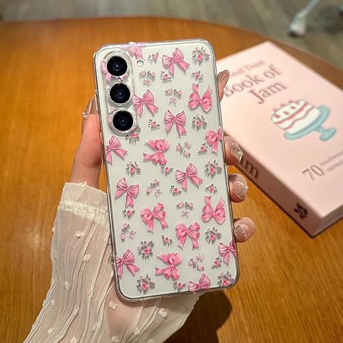 Miniatura 37 de para Funda de Samsung Galaxy S23, Funda Floral de Flores Lindas con Patrón de Lavanda Transparente y Estética para Mujeres y Niñas, Funda Lavanda