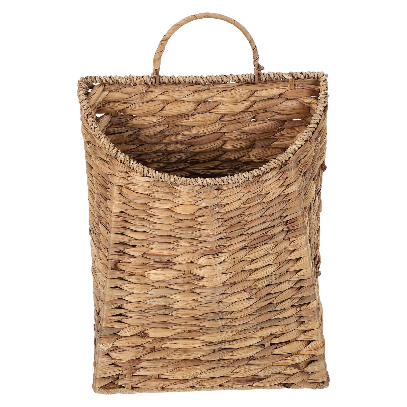 Panier mural suspendu en osier naturel Abaodam pour plantes d'extérieur et balcon