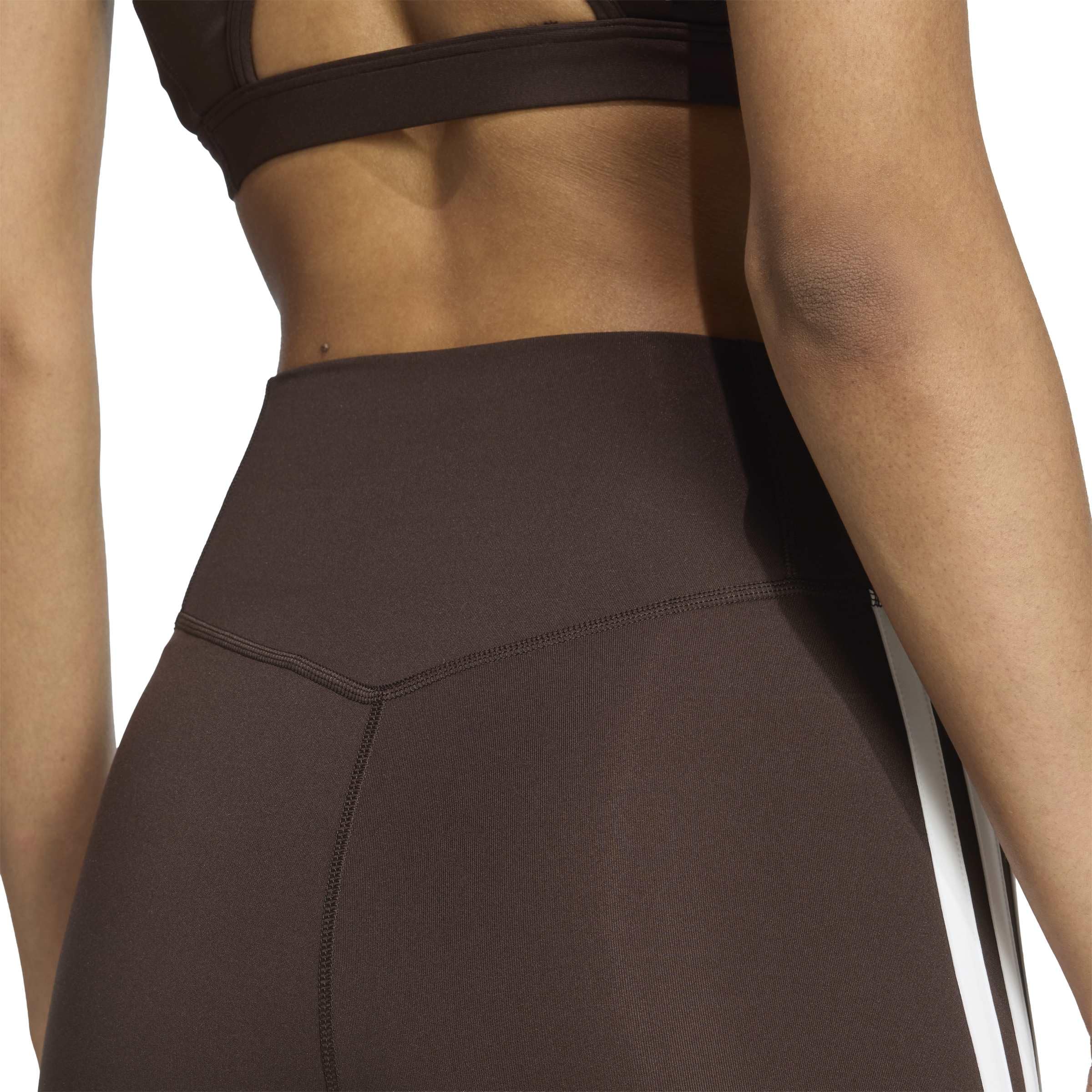 Adidas Damen Strumpfhose (1/1) Optime Essentials 3 Stripes Flared Leggings