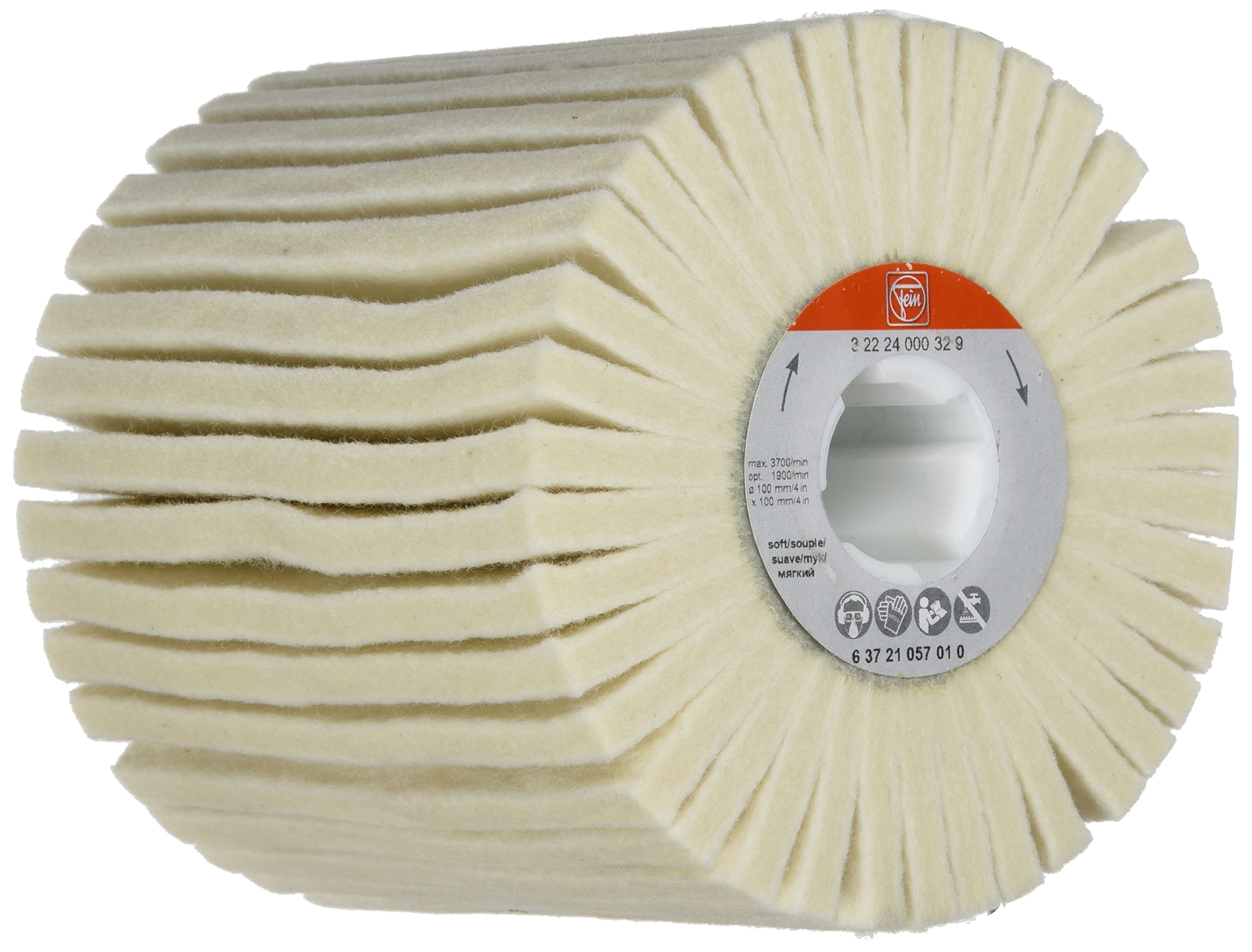 FEIN Filz-Lamellenrolle weich, 0 V, mehrfarbig 63721057010