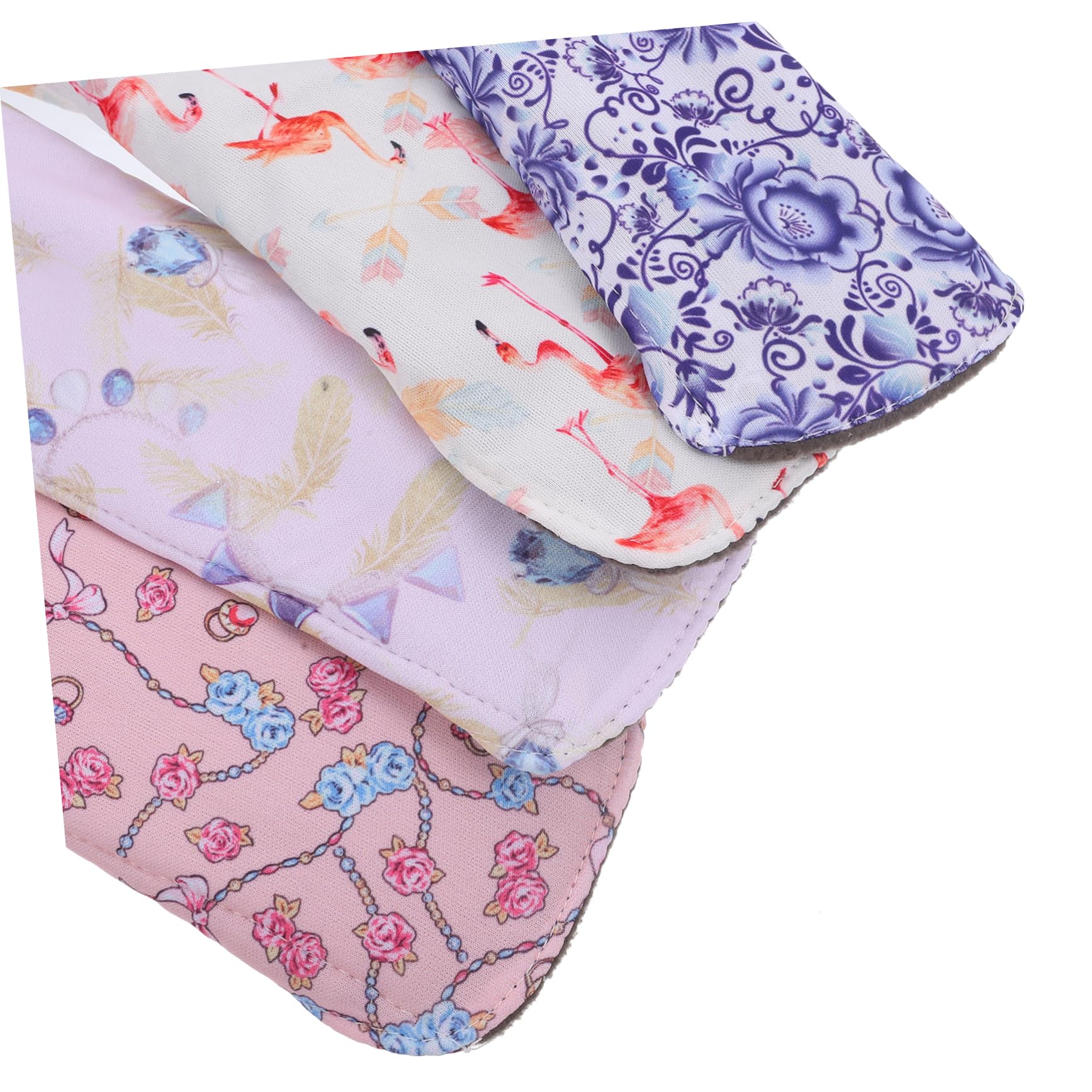Ipetboom 12piezas Compresas Menstruales Reutilizables De Absorbentes y Lavables Femeninos Botón De Sujeción Para Menstruación y Postparto
