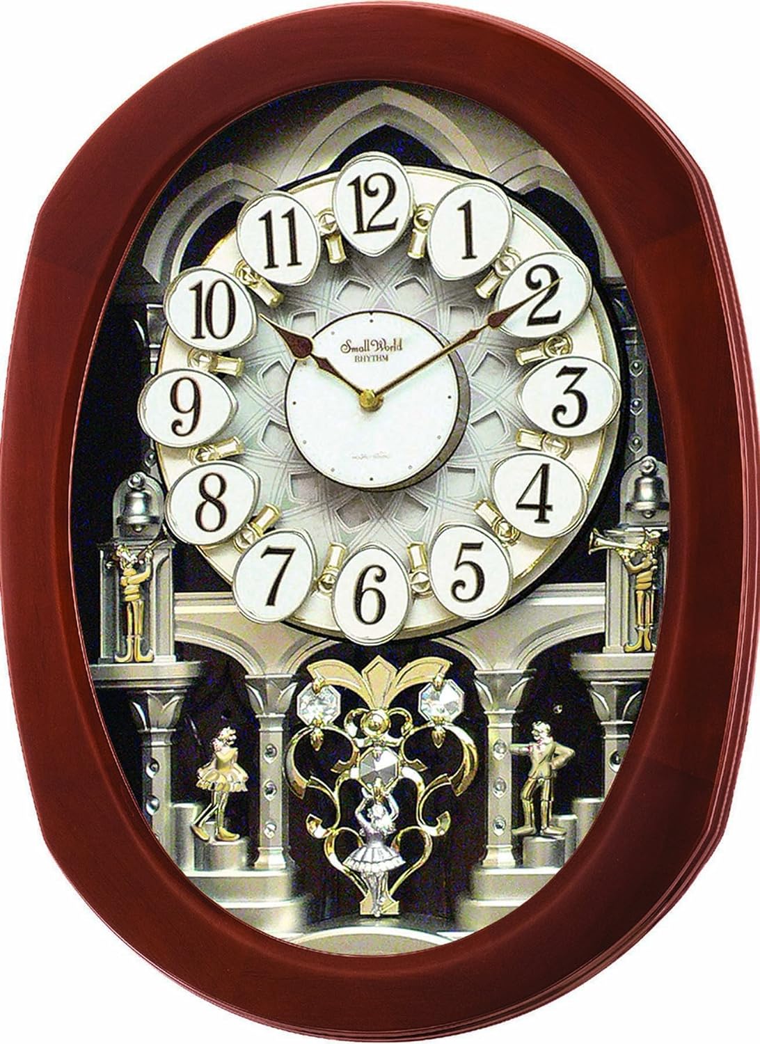 Rhythm Clocks "Grand Encore II" Magic Motion Clock Home & Kitchen