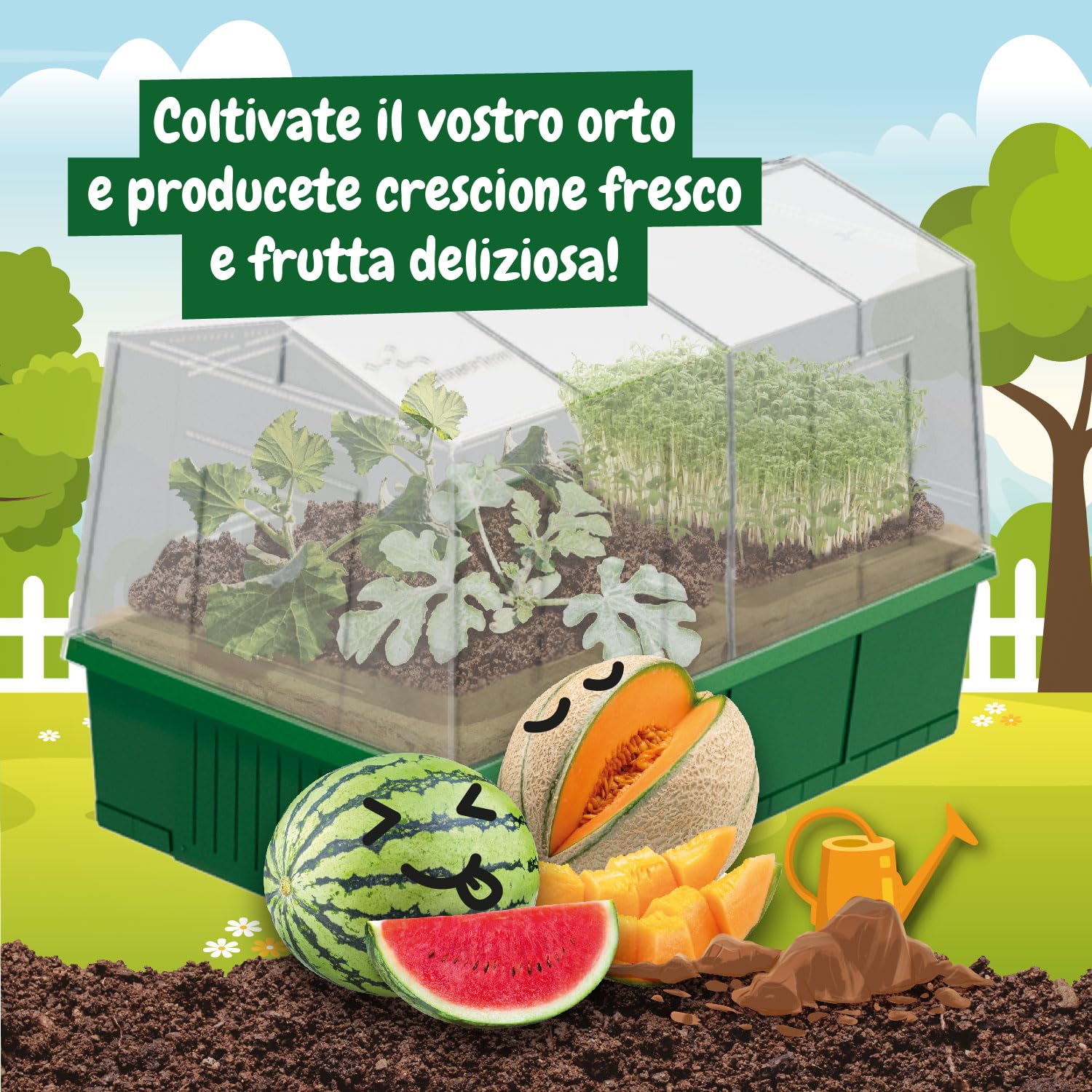 Galileo Lab Mini Serra - Kit Botanica Fai Da Te per Bambini - Piante Da