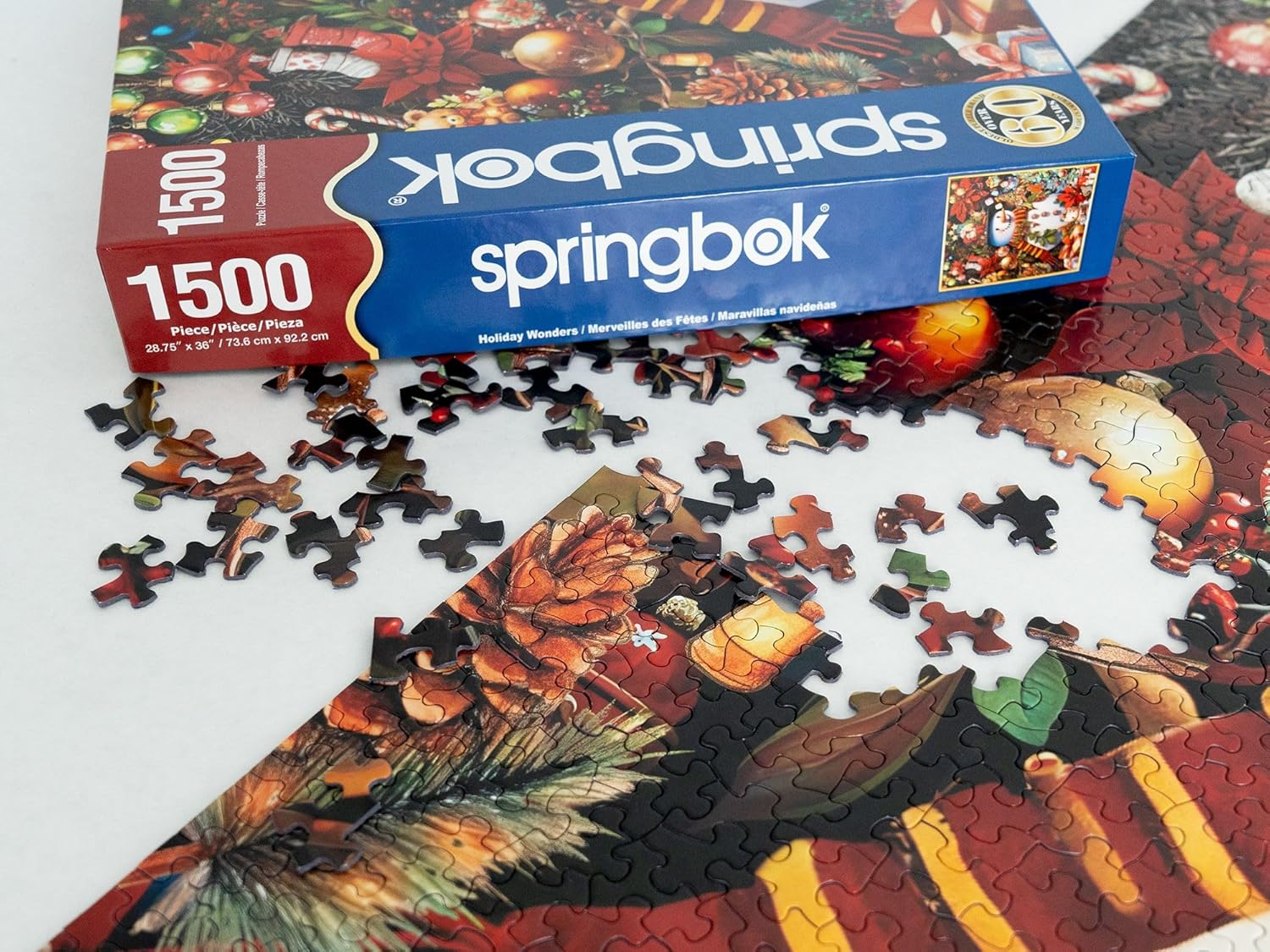 Springbok Holiday Wonders 1500 Piece Jigsaw Puzzle for Adults Featuring Holiday Favorite Imagery Sure to Challenge and Delight You