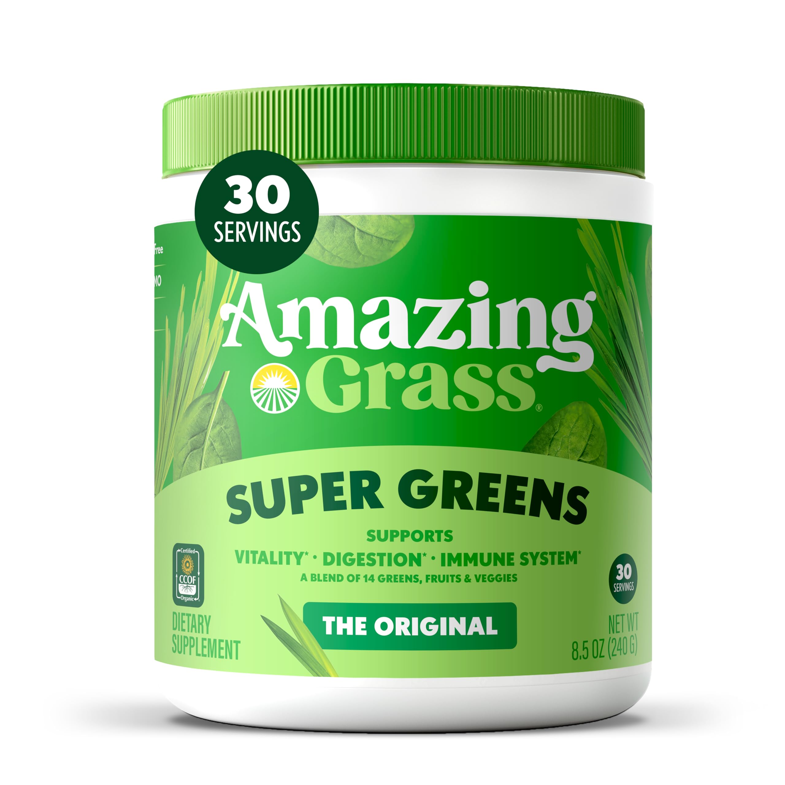 Amazing Grass Amazing Grass, Green Superfood Original, 8.5 Oz (240 G)