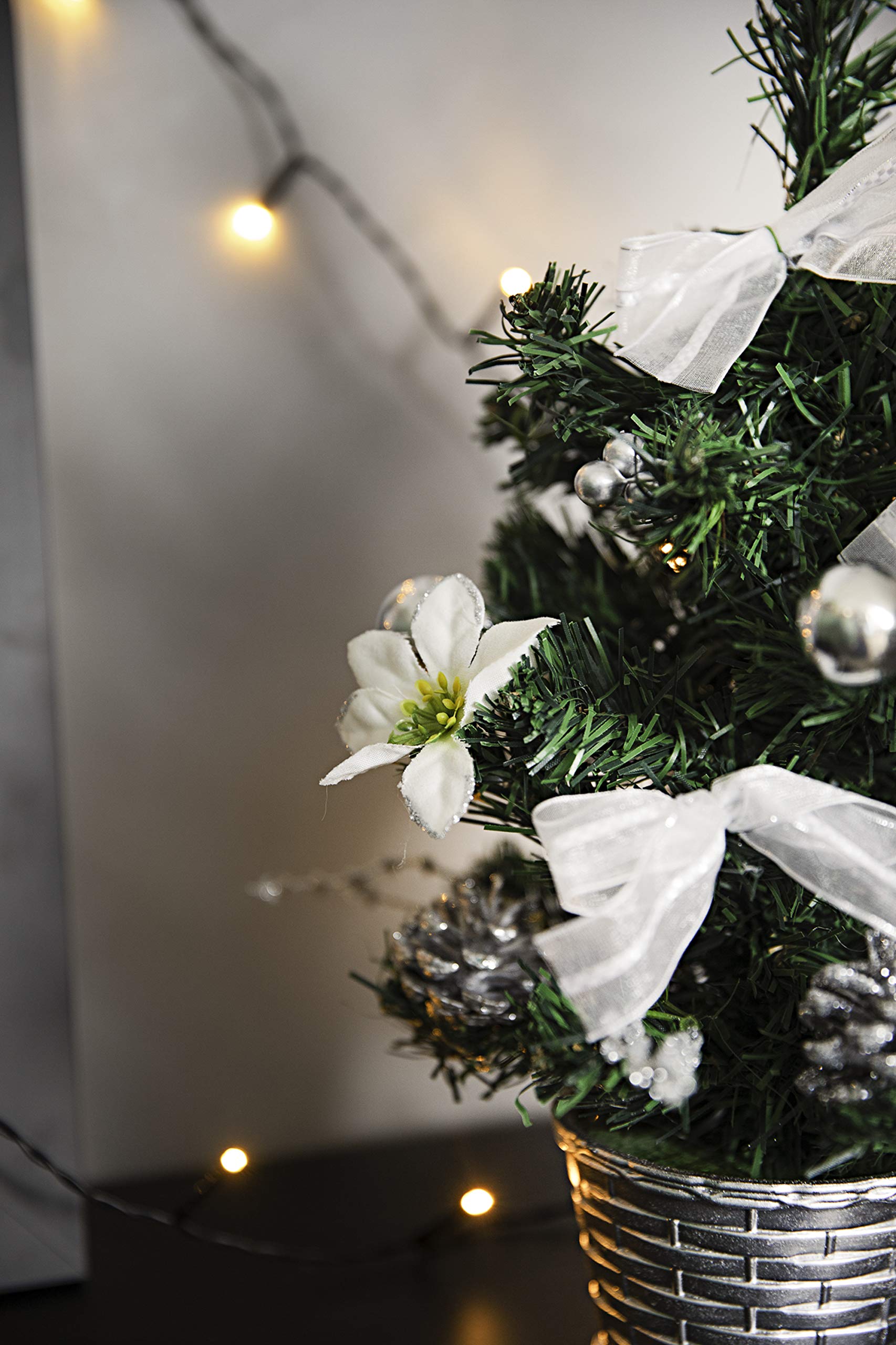 HEITMANN DECO dekorierter Weihnachtsbaum - Kleiner künstlicher Tannenbaum geschmückt - Weihnachtsdeko