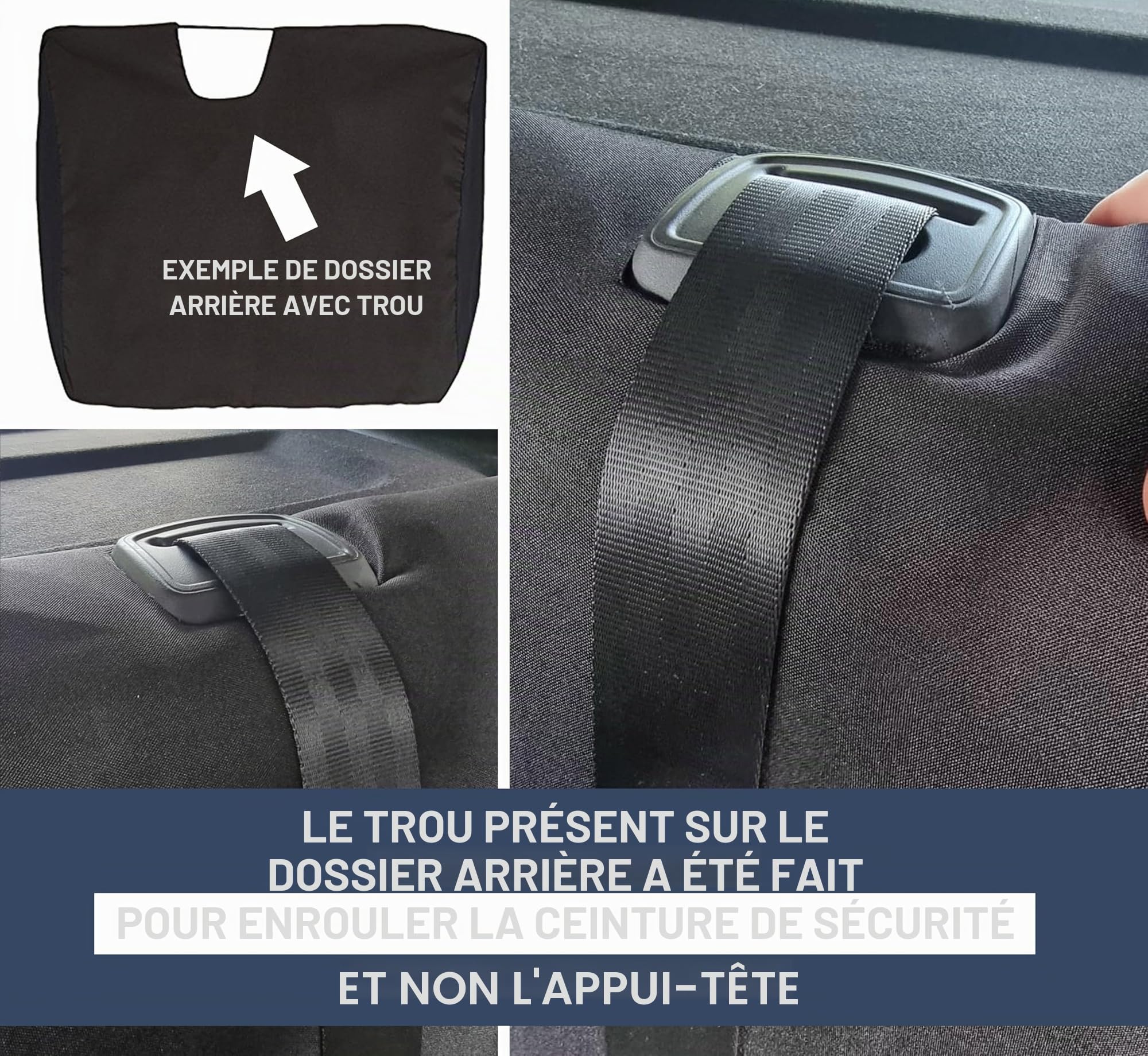 Auto Accessori Lupex - Housse de Siège pour 208, Noir, Made in Italy, Avant-arrière en Tissu Polyester