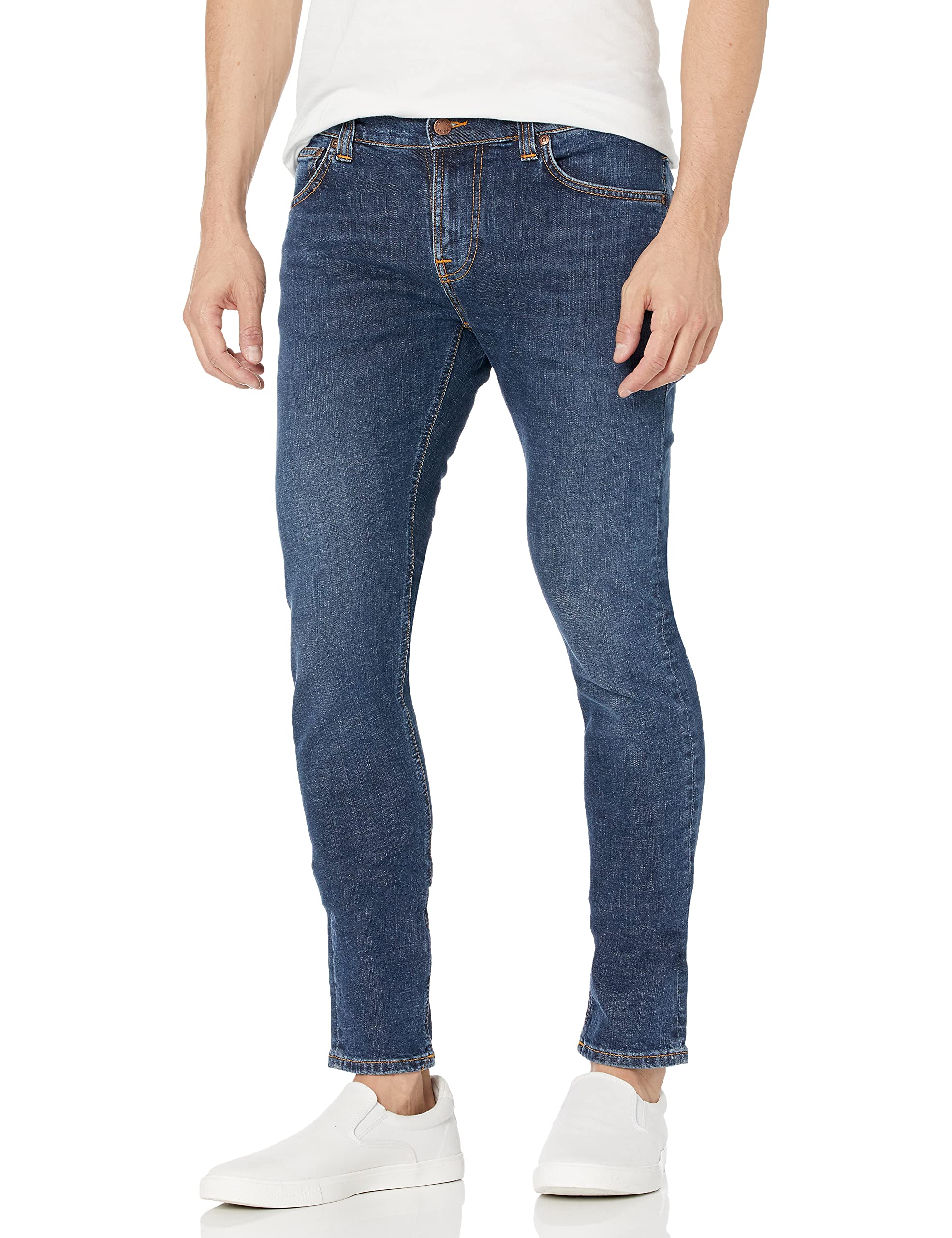 Nudie Jeansmens Tight Terry Dark Symbol Jeans