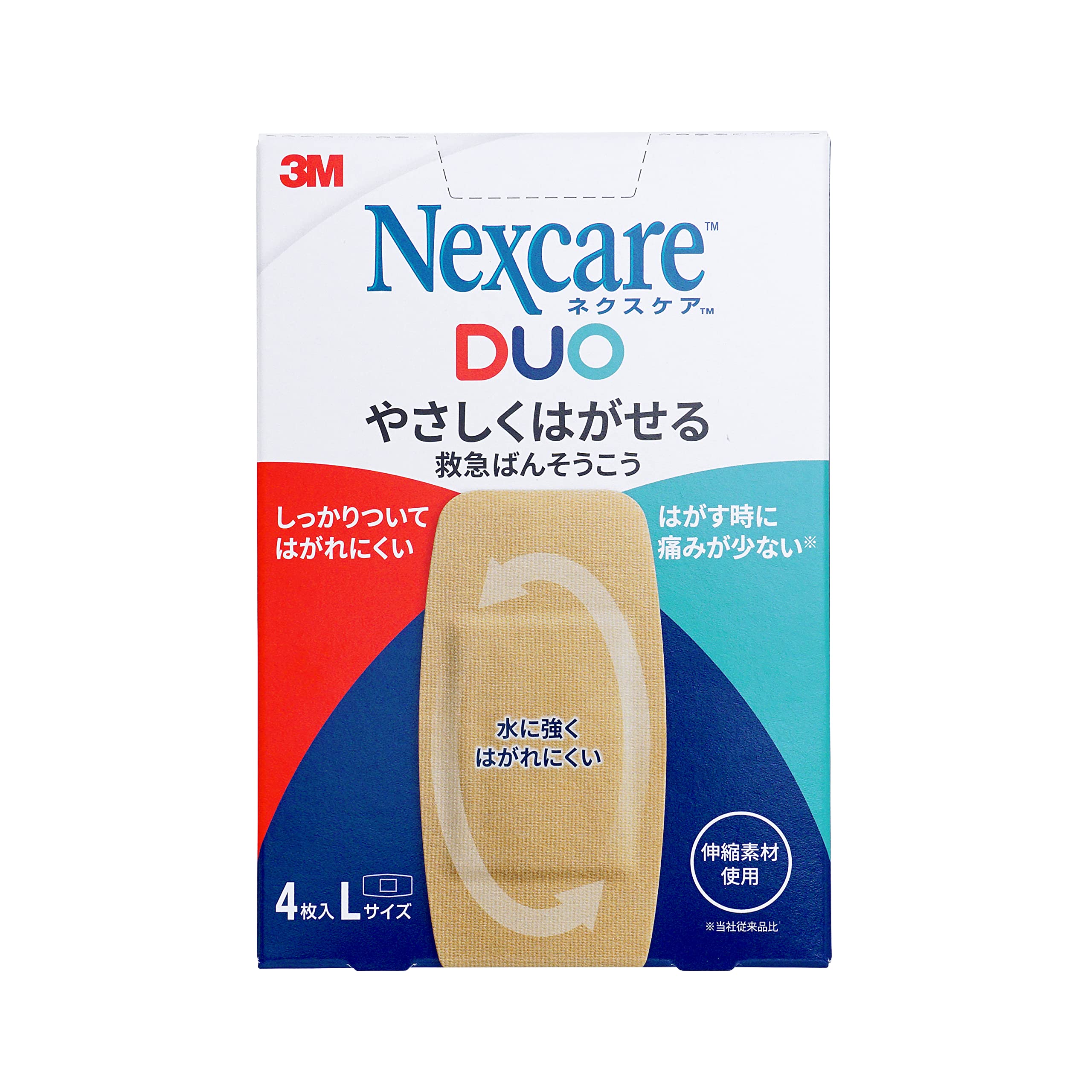 絆ページです! Amazon.co.jp: 3M 絆創膏 ネクスケア DUO やさしくはがせる救急