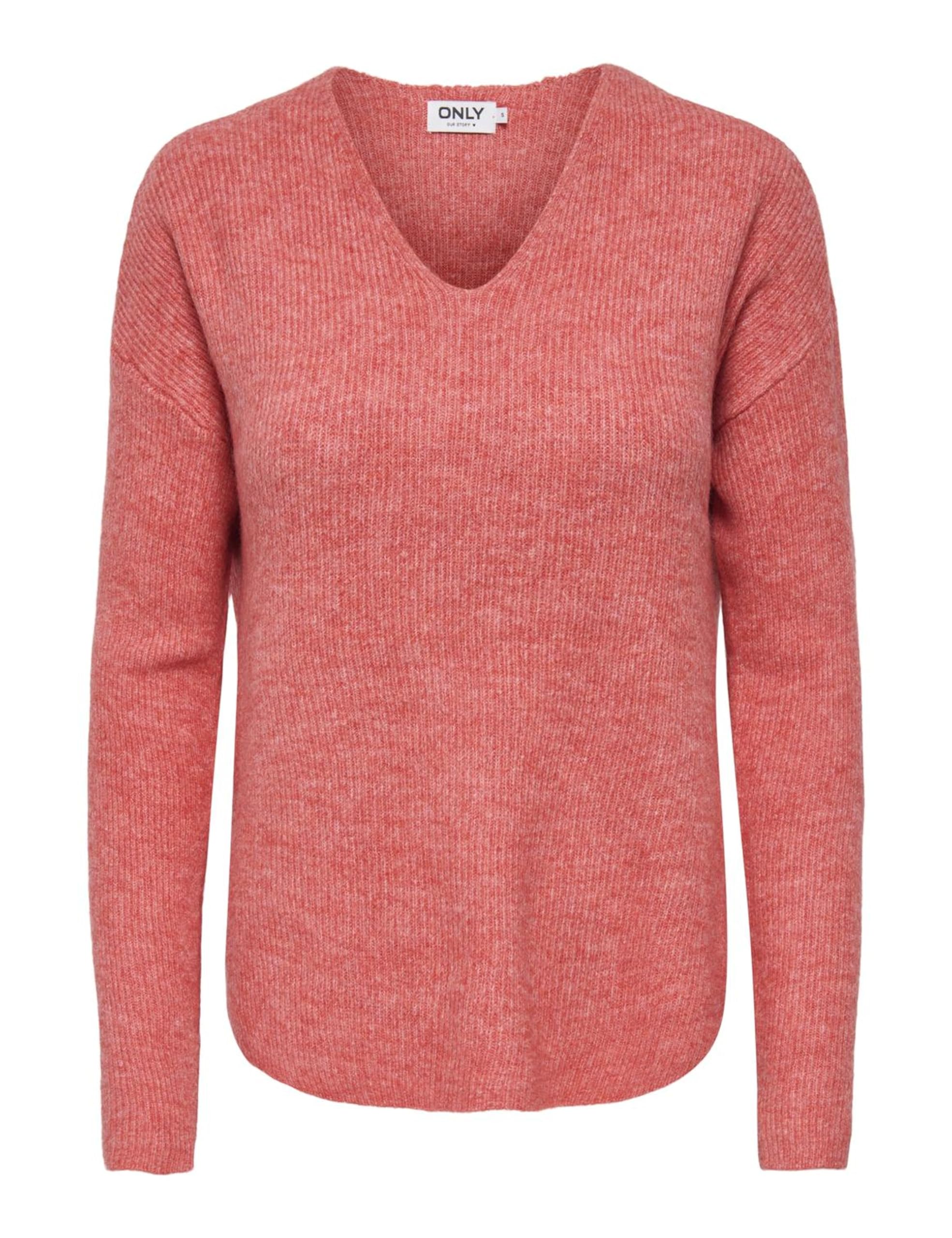 ONLY Damen Onlcamilla V-Neck L/S Pullover KNT Noos Pullover (1er Pack)