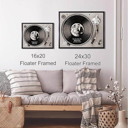 Vista 219 de Letras de música personalizadas, canciones, lienzo/fotos sin marco/impresiones enmarcadas con corazón en nombres de corazón, fecha de carga de fotos