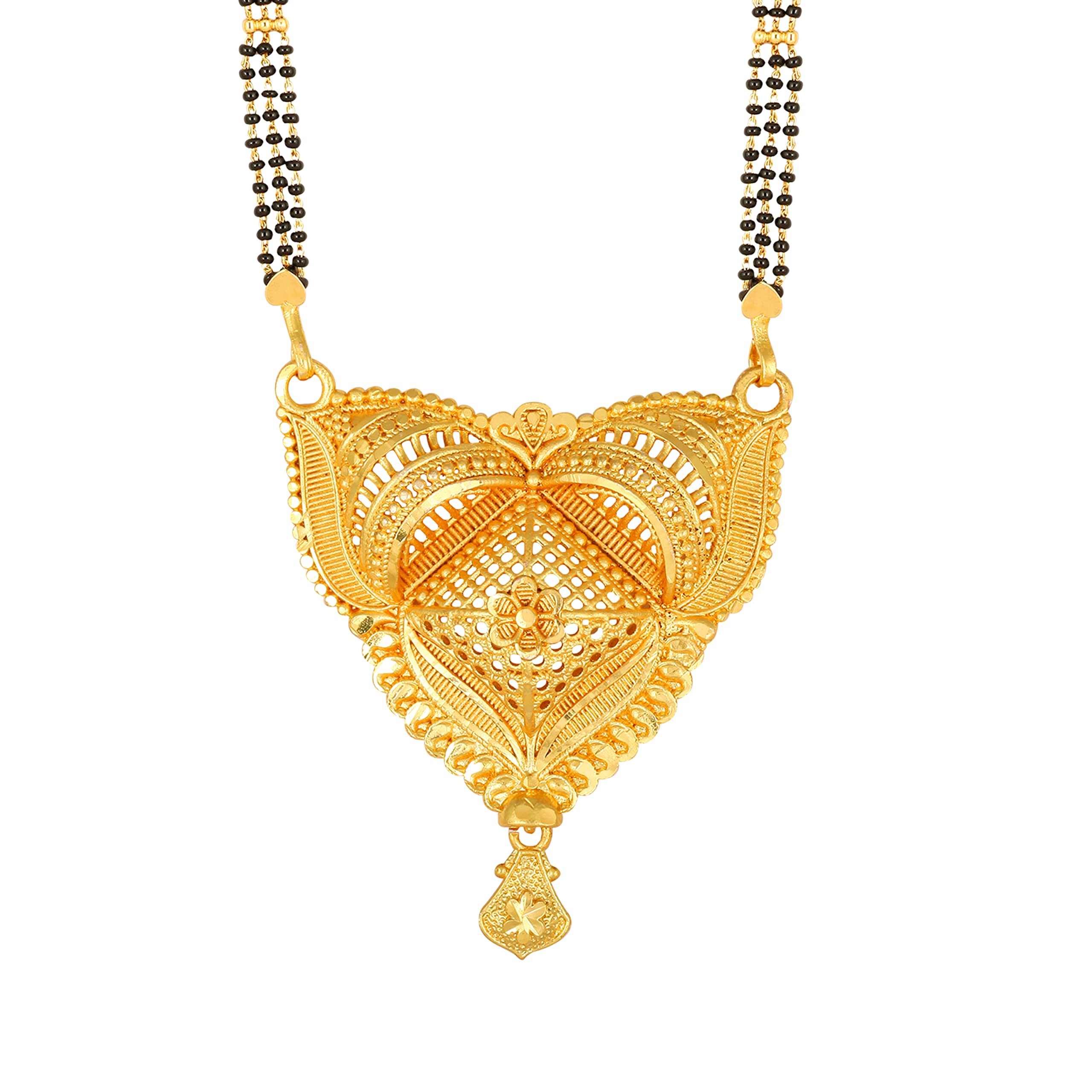 MEENAZ Mangalsutra For Women Girls Ladies Temple South Indian Traditional 1 Gram Gold Stylish Maharashtrian Long Double Chain Wati Mangal sutra Pendant Tanmaniya Black golden Nallapusalu Chains-795 (B0BP64LDW7) Amazon Price History, Amazon Price Tracker