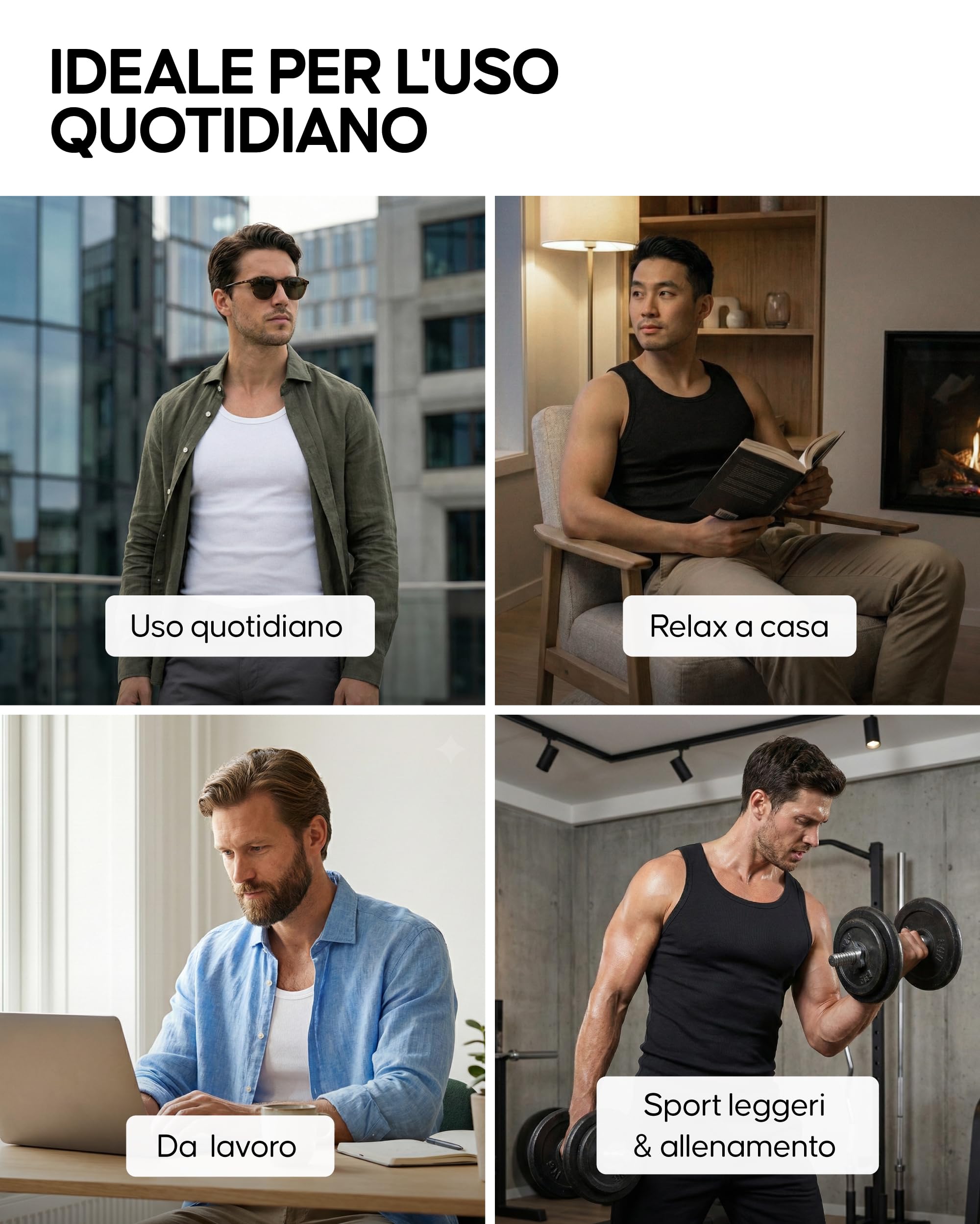 DANISH ENDURANCE Boxer Uomo in bambù Ultra Morbido, Mutande Boxer Bamboo Comodi, Traspiranti, con o Senza Patta Frontale, 3 Paia