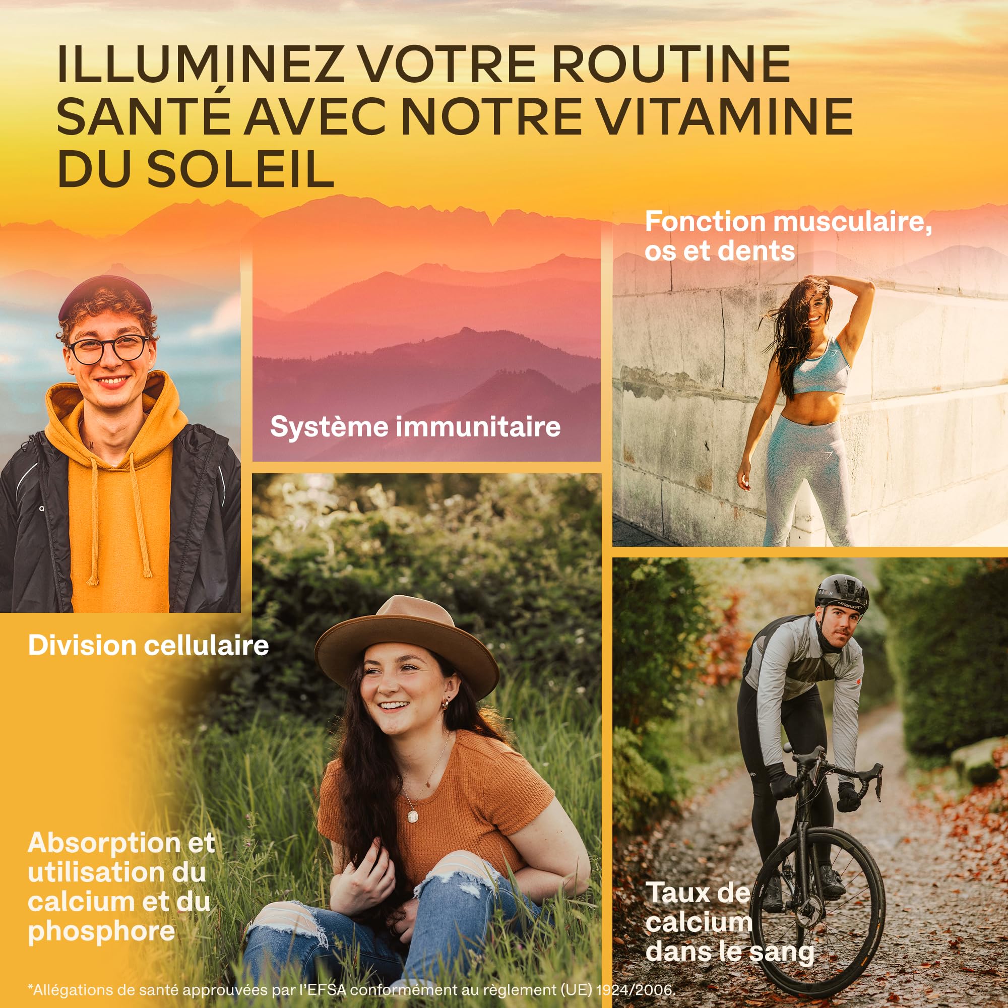 Vitamine D3 4000 UI - Vitamine D avec Huile d’Olive Extra Vierge pour Absorption Optimale - Vitamines sans OGM, sans Gluten et Lactose pour les Fonctions Osseuse, Musculaire, Immunitaire - 365 Gélules