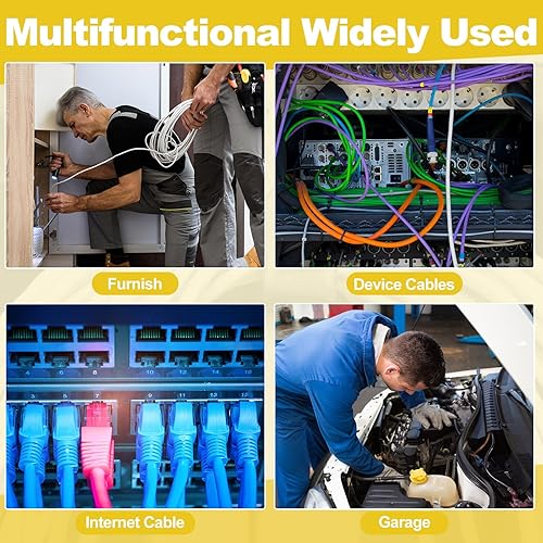 Miniatura 7 de Zonon 25 ganchos en J para montaje en techo, organización de cables, acero galvanizado resistente, soporte de metal en J para colgar y fijar a