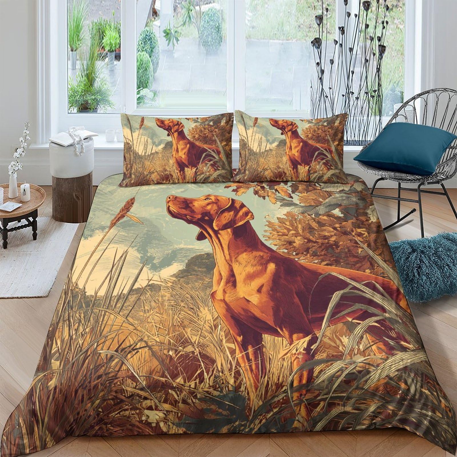 Housse de couette animal 140x200cm en microfibre douce pour lit simple