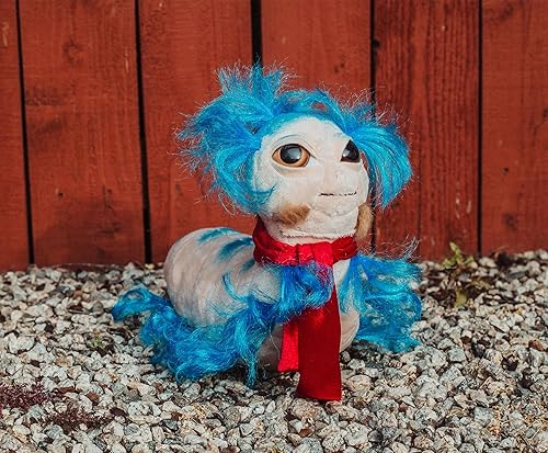 Miniatura 6 de Toy Vault El gusano del laberinto de peluche (14 pulgadas), lindo animal de peluche, con licencia de Jim Henson Productions