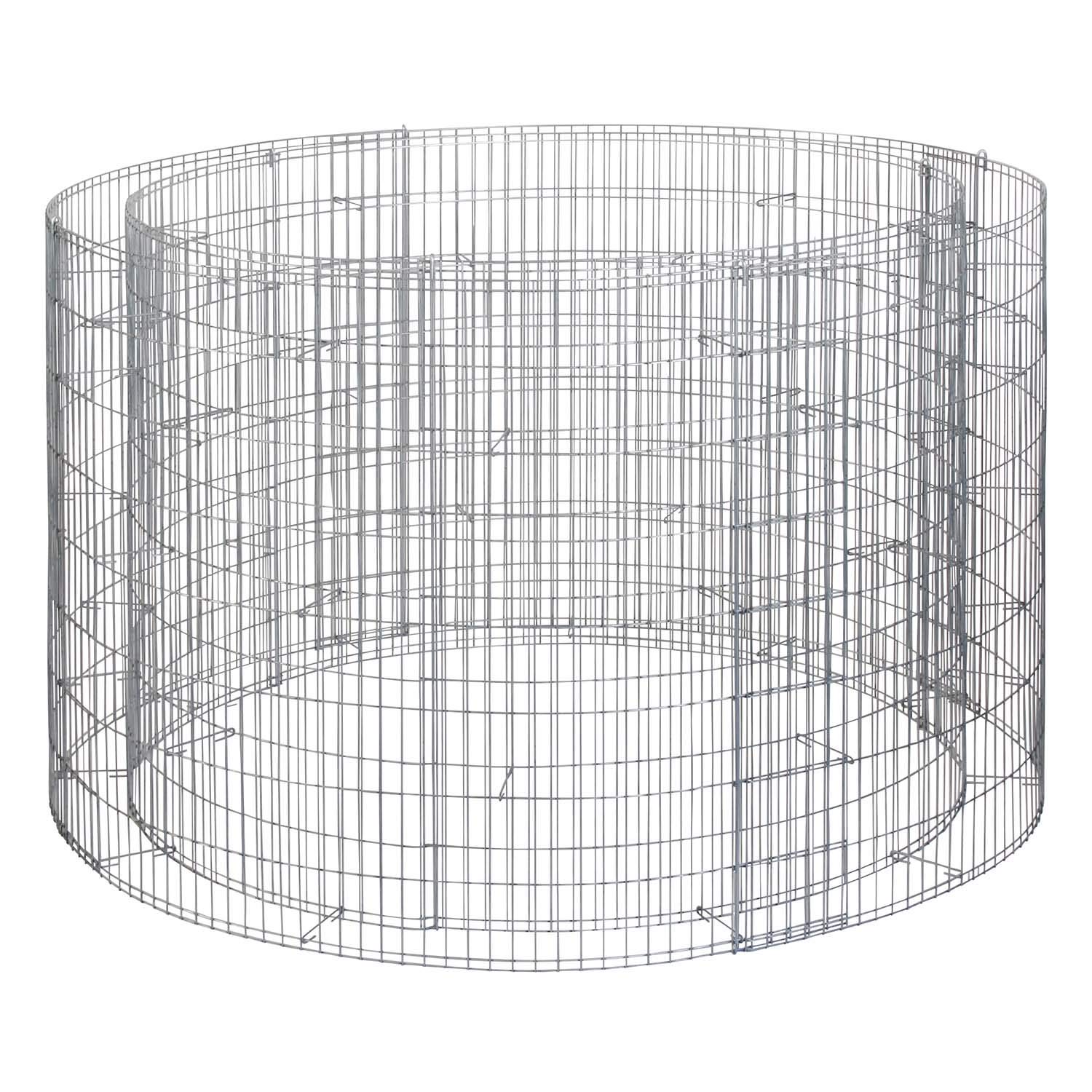 bellissa collecteur d'eau de Pluie - 95560 - citerne d'eau de Pluie pour Jardin - Bassin récupérateur d'eau, bâche de Bassin et Film de séparation Inclus - diamètre 130/110 cm, Hauteur 80 cm