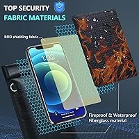 Vista 2 de Faraday - Bolsas para teléfonos, paquete de 2 cajas Faraday de bloqueo de señal, bloqueo de señal RFID, bolsa Faraday para teléfono, tabletas, datos