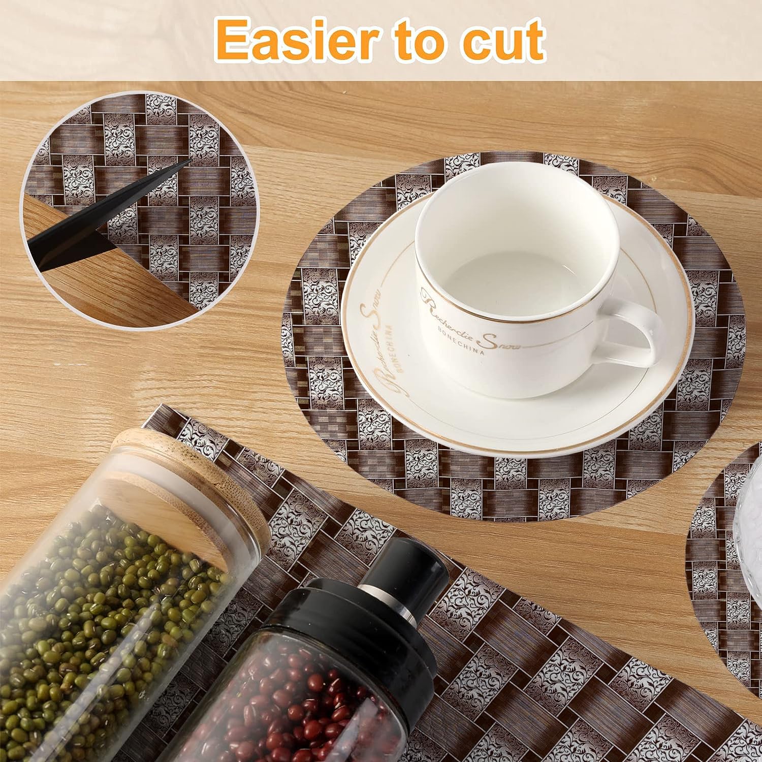 Kitchen Drawer Shelf Liner - Protect & Organize -4 Kitchen Drawer Shelf Liner - Protect & Organize -4