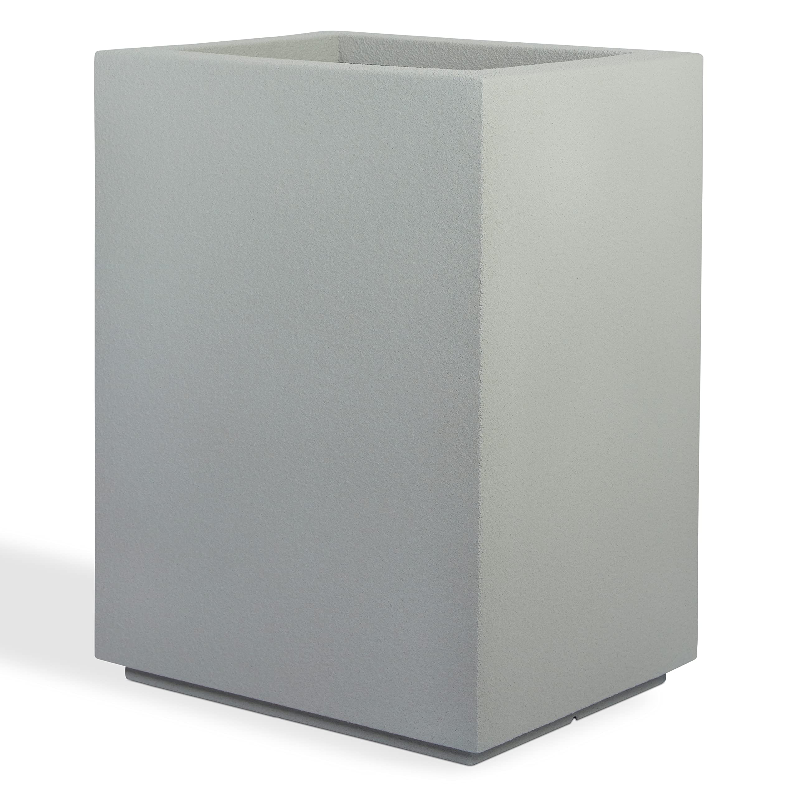 PolyStone Cozumel Modern Column Planter