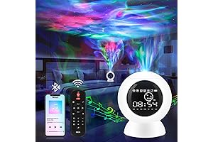 3-in-1 LED Alarm Clock with Star Projector and White Noise