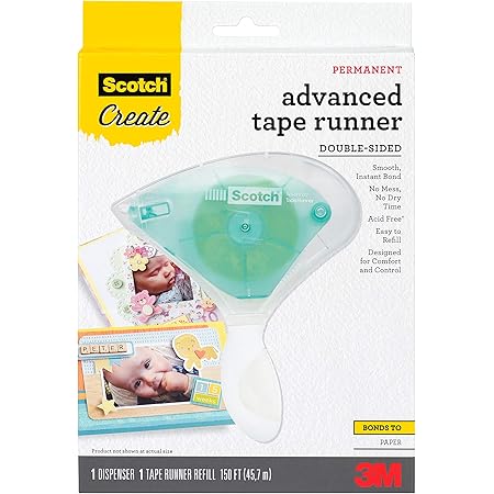 Scotch Tape Runners Advanced Tape Runner, 150 FT, Teal, 1/Pack (ATR-CFT)