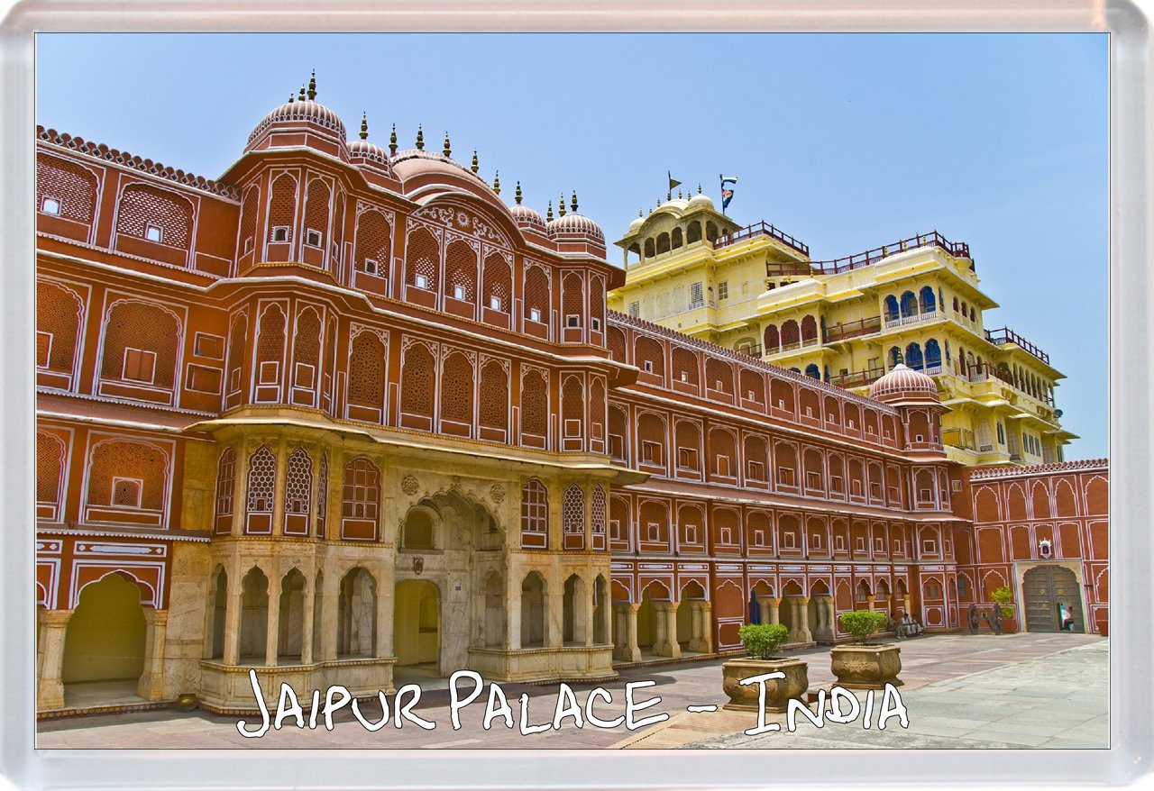 Jaipur Palace - India - Jumbo Fridge Magnet