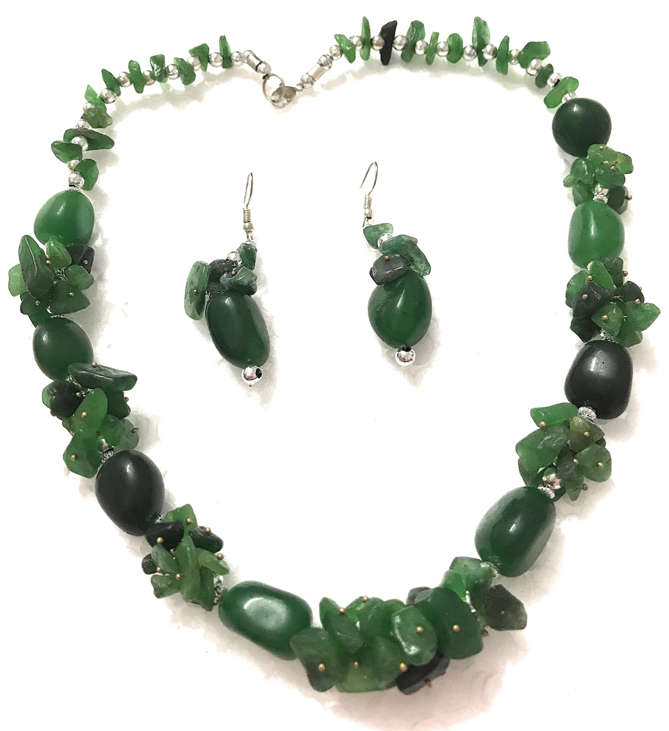 AGAAS ENTERPRISES Agate Necklace for Women & Girls (Green) (B07JBB1R5M) Amazon Price History, Amazon Price Tracker