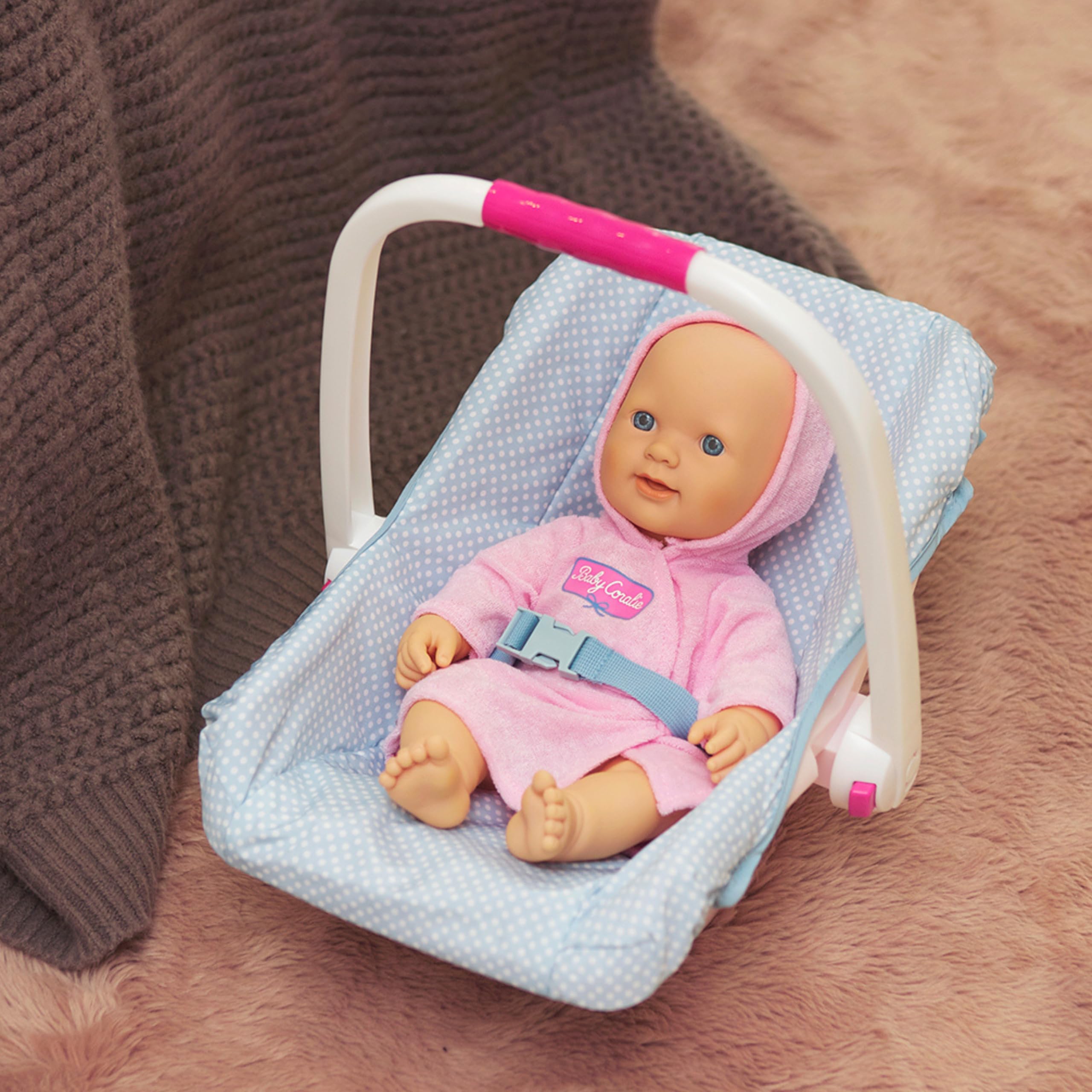 Theo Klein 1669 Baby Coralie ovetto Porta Bambole, per Bambole con Dimensioni Fino a 45 cm, Dimensioni- 42 cm x 31 cm x 36 cm, Giocattolo per Bambini a Partire da 3 Anni