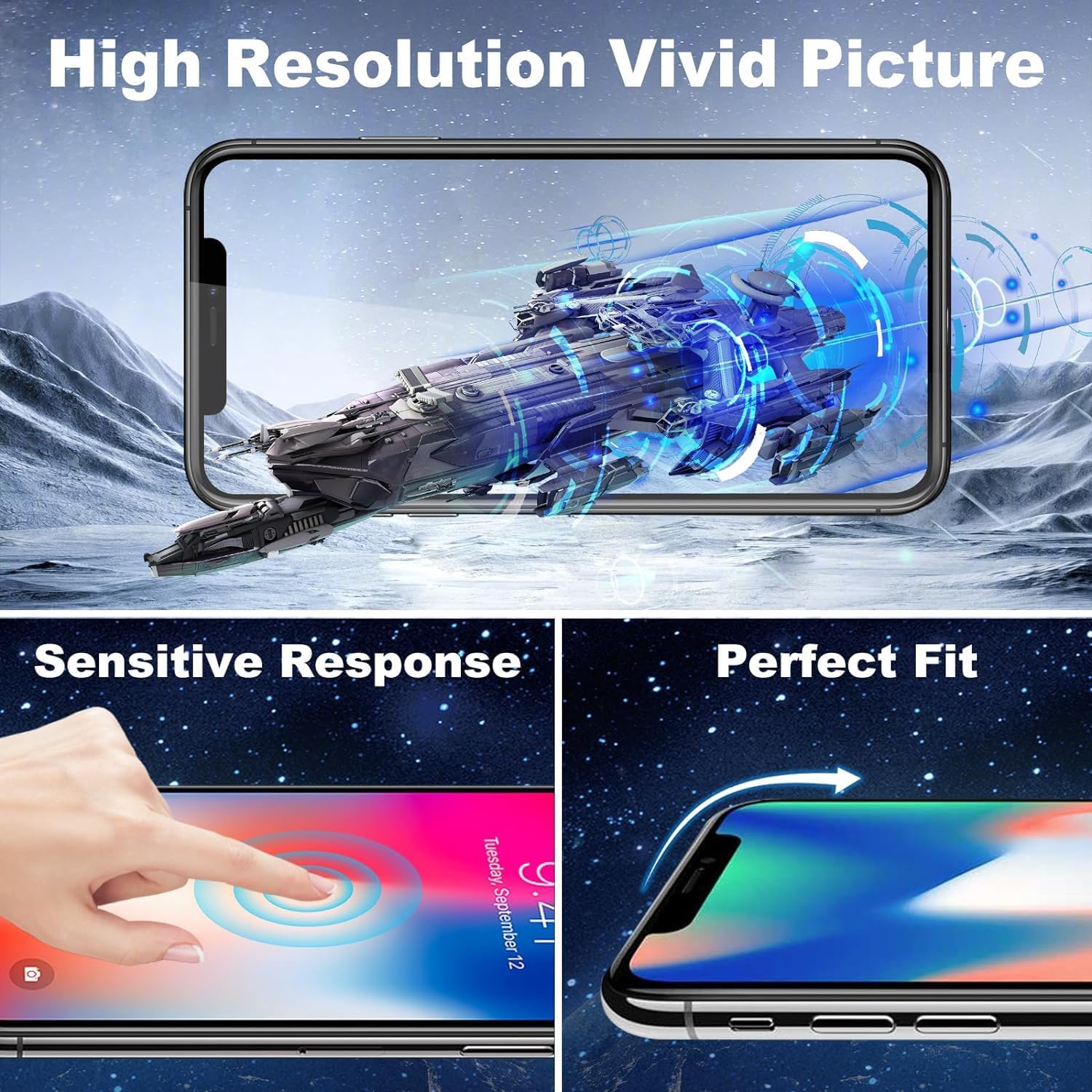 MP+ for iPhone 11 Screen Replacement,[FHD][COF][Face ID] Touch Display Digitizer Assembly with Repair Tools Kit,Waterproof Tape