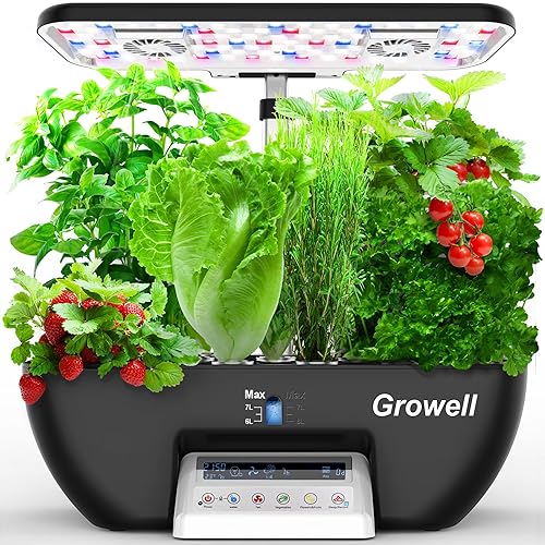 Hydroponics Growing System Kit, 17 Pods Herb Garden with 102
