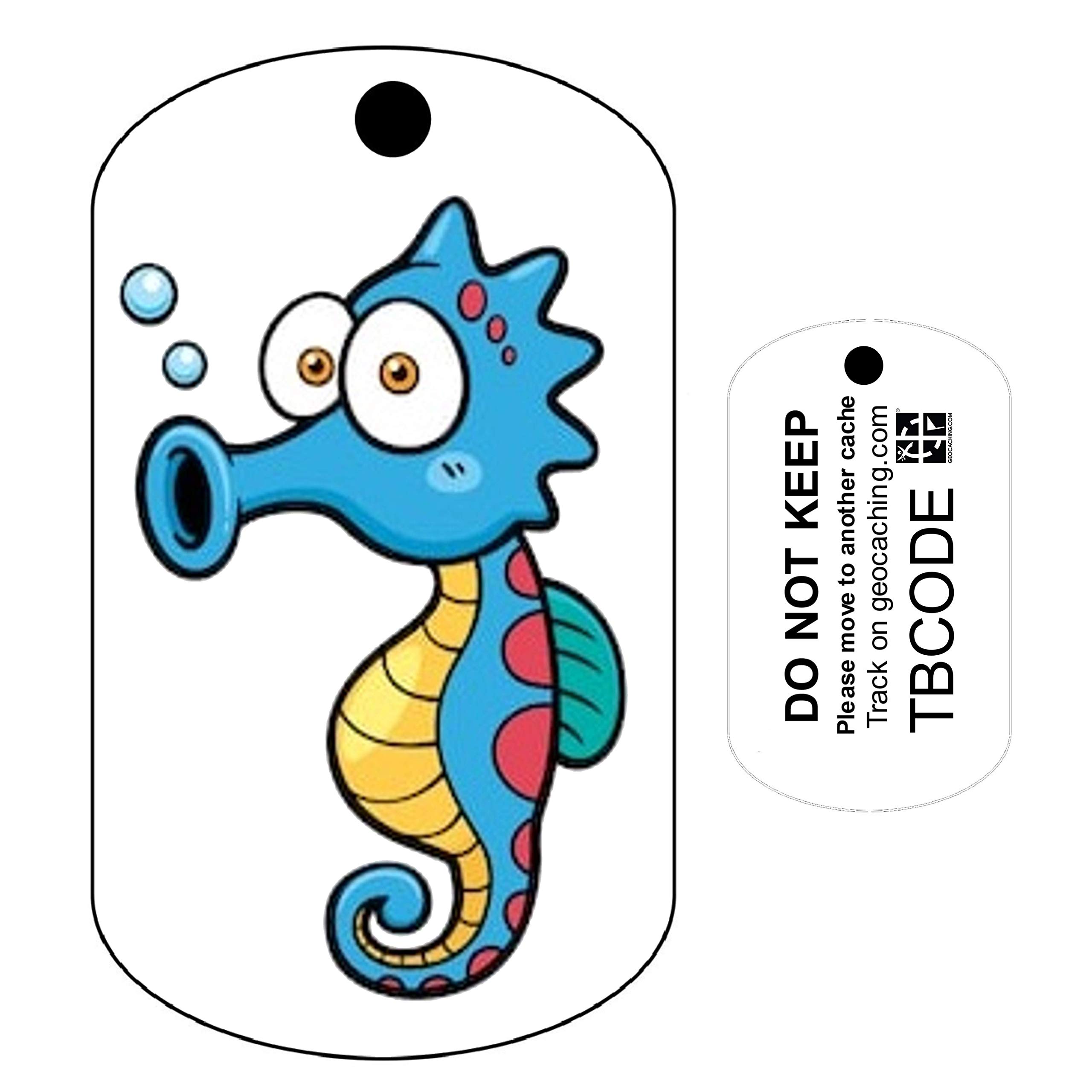 AllCachedUp Steve the Seahorse (Travel Bug) For Geocaching - Trackable Tag