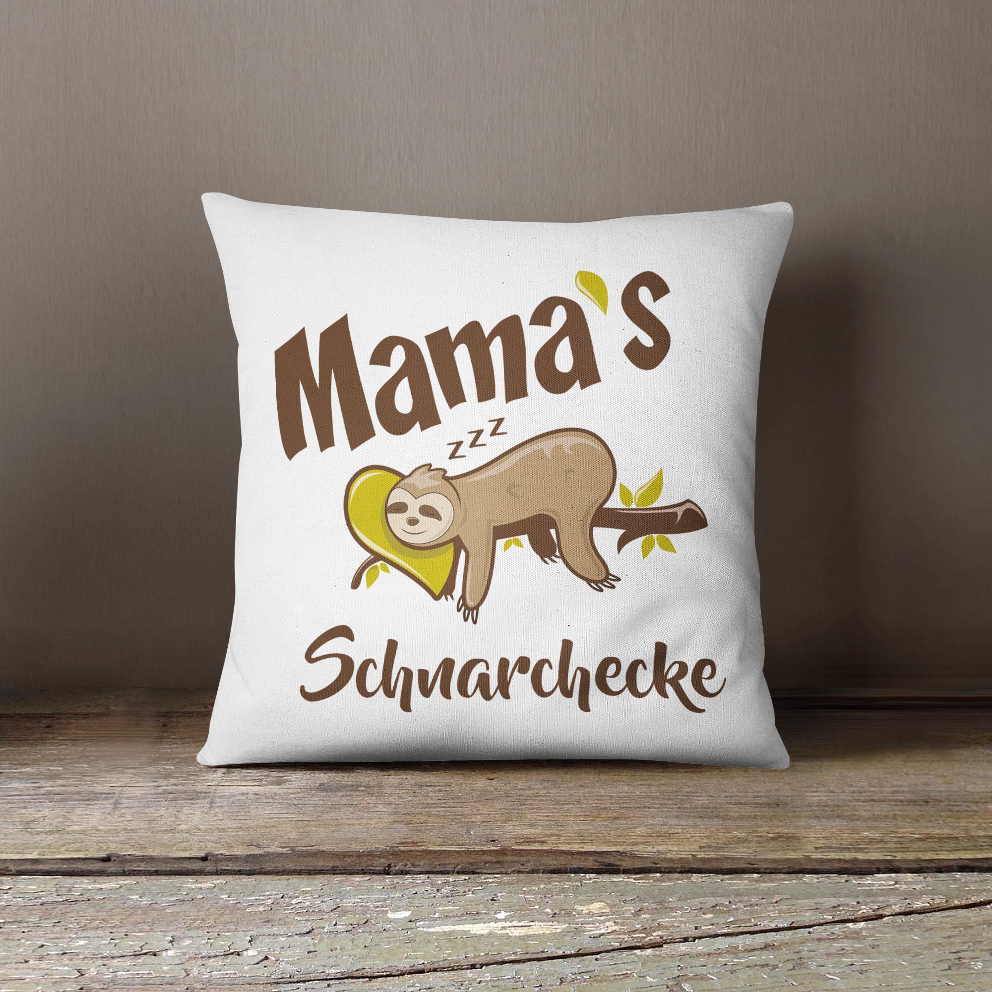 Kissen-Bezug Spruch Opa's Oma's Mama's Papa's Schnarchecke