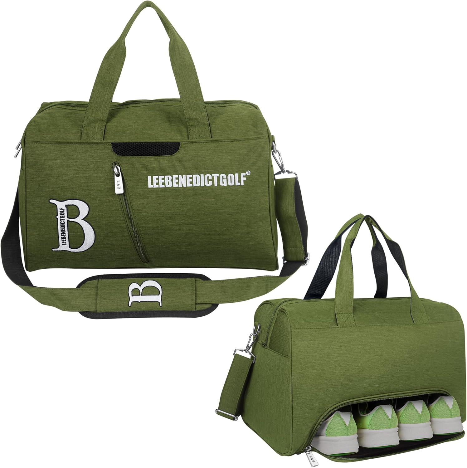 Golf Duffel Bag, Small Duffel Bag for Outdoors, Sports, Yoga, Gym, Swimming and Weekend Getaways, Travel Tote Bag for Waterproof Lightweight Carry-On Workout