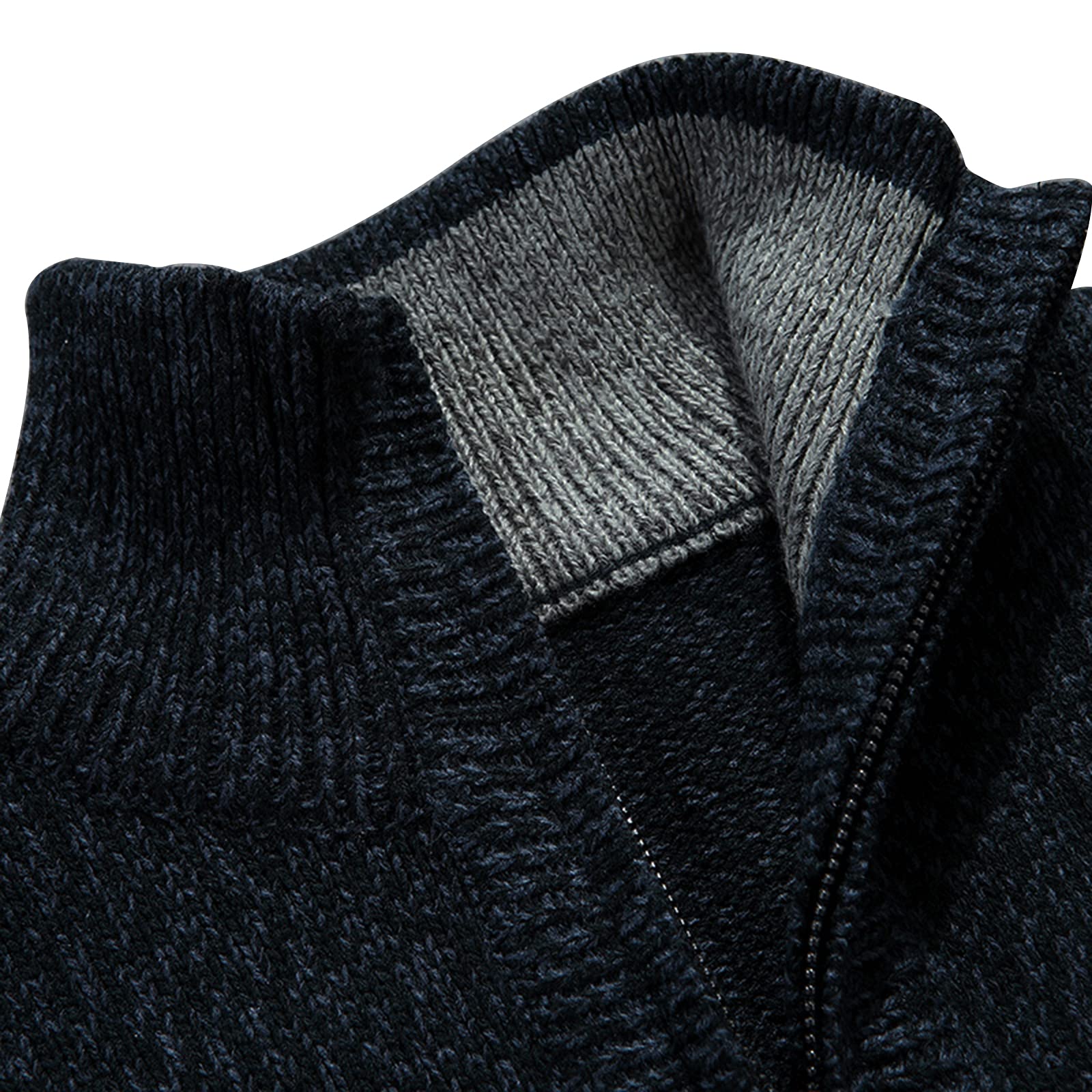 Superora Maglione da Uomo con Cerniera a Maniche Lunghe Stile Classico | Maniche Lunghe,Stile Classico,Collo Alto