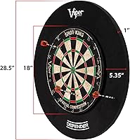 Vista 7 de Viper Defender tablero trasero y paquete de tablero de sisal/cerda para dardos de punta de acero