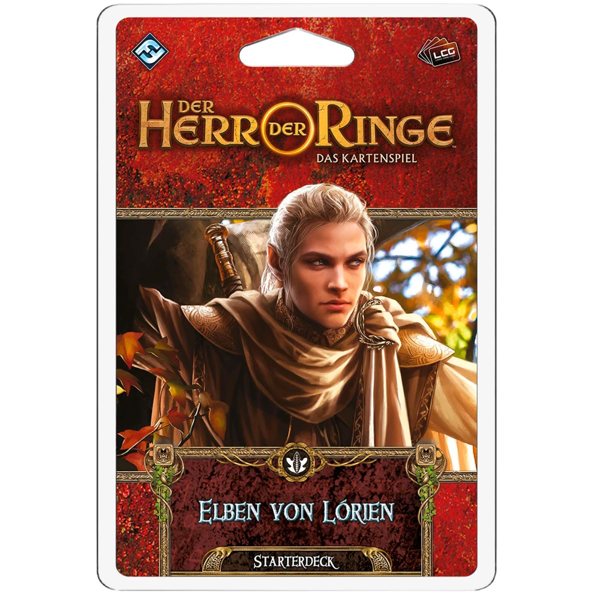 Fantasy Flight Games, The Lord of the Rings: LCG - Elves of Lórien, Starter Deck, Expert Game, Card Game, 1-4 Players, Ages 14+, 30+ Minutes per Player, German