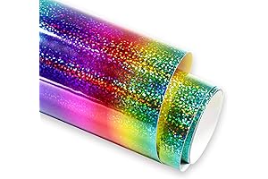 Sparkle Glitter Rainbow Vinyl Roll