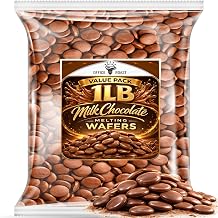 Milk Chocolate Melting Wafers | 1 LB Bulk Value Pack | Smooth Candy Coating for Dipping, Molding, Cake Pops, Pretzels, Strawberries & Dessert Decorating